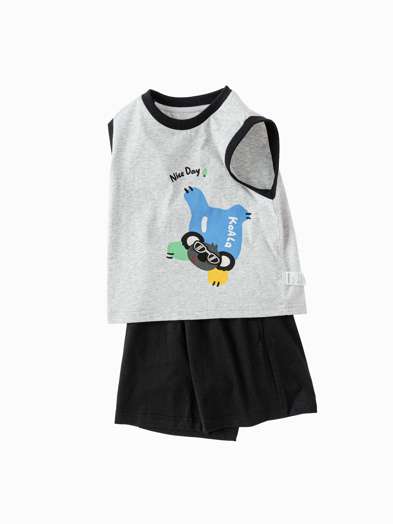 Baby Boy Knit Short Sleeve Suit - Image 7