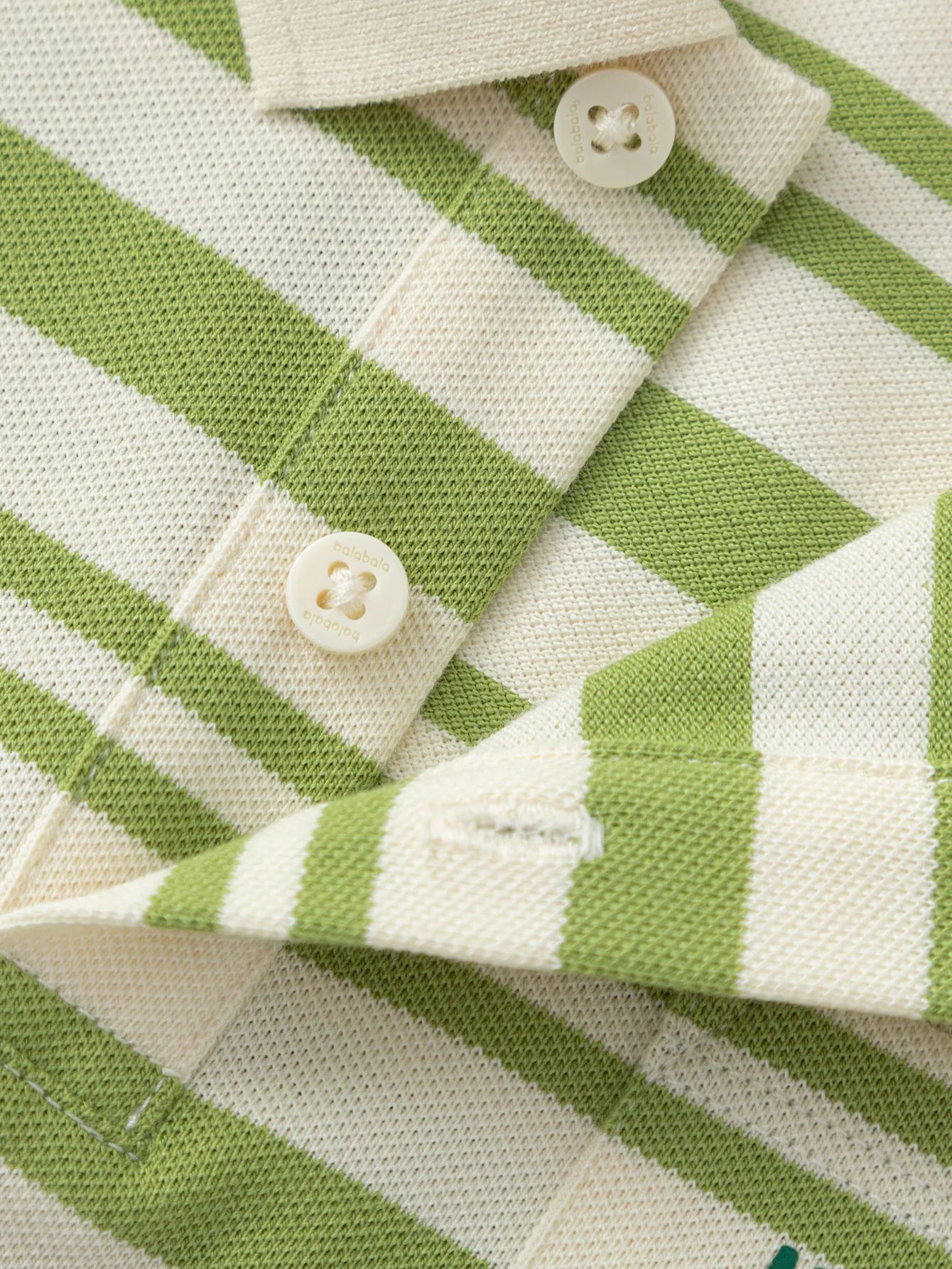Baby Boy Round V-Neck Short-Sleeved T-Shirt - Image 6
