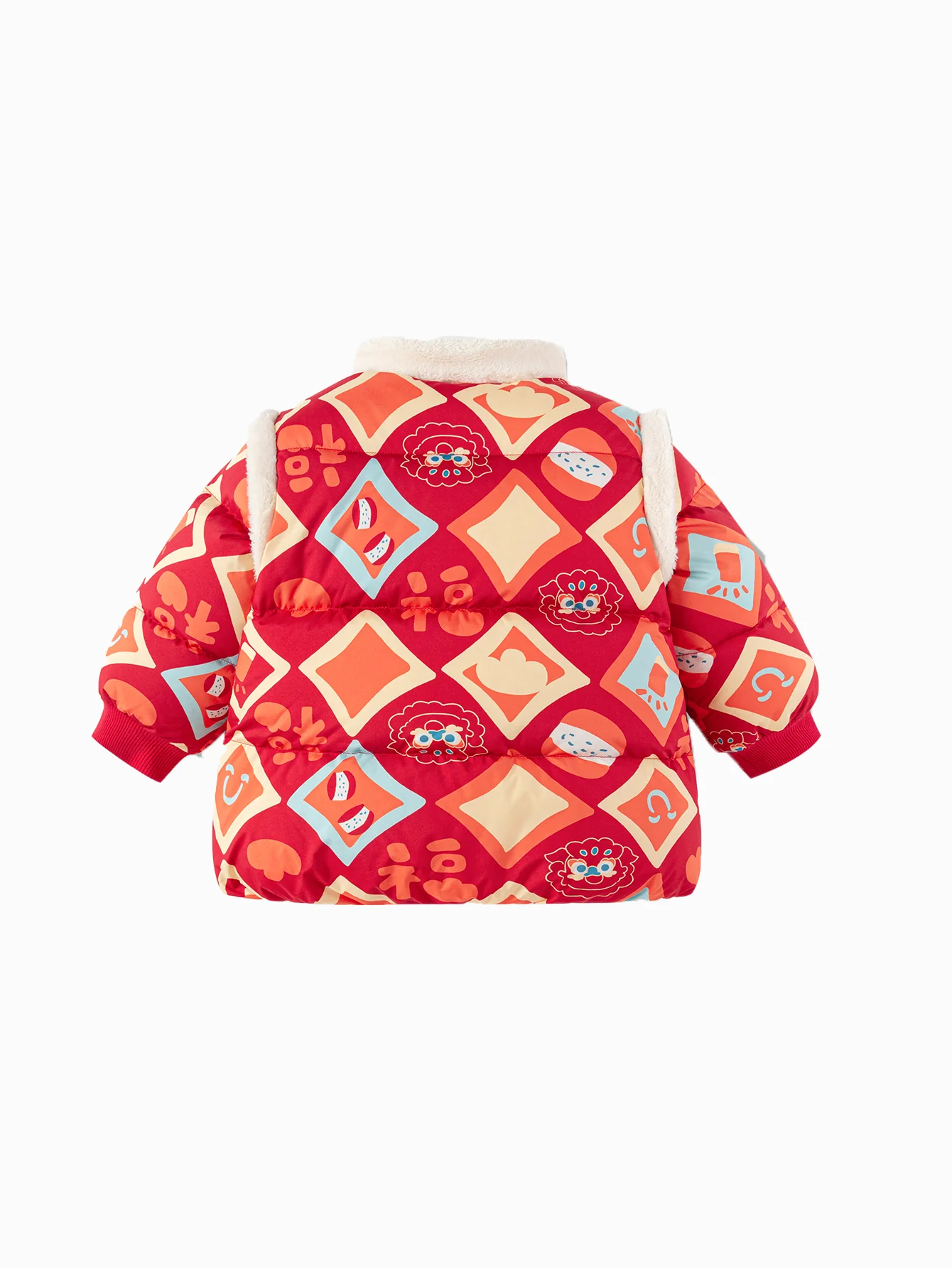 Balabala Children's Clothes Baby Down Jacket Baby Coat 2025 New Winter Clothes Neo- Chinese style New Year Greeting Outfit - Image 11