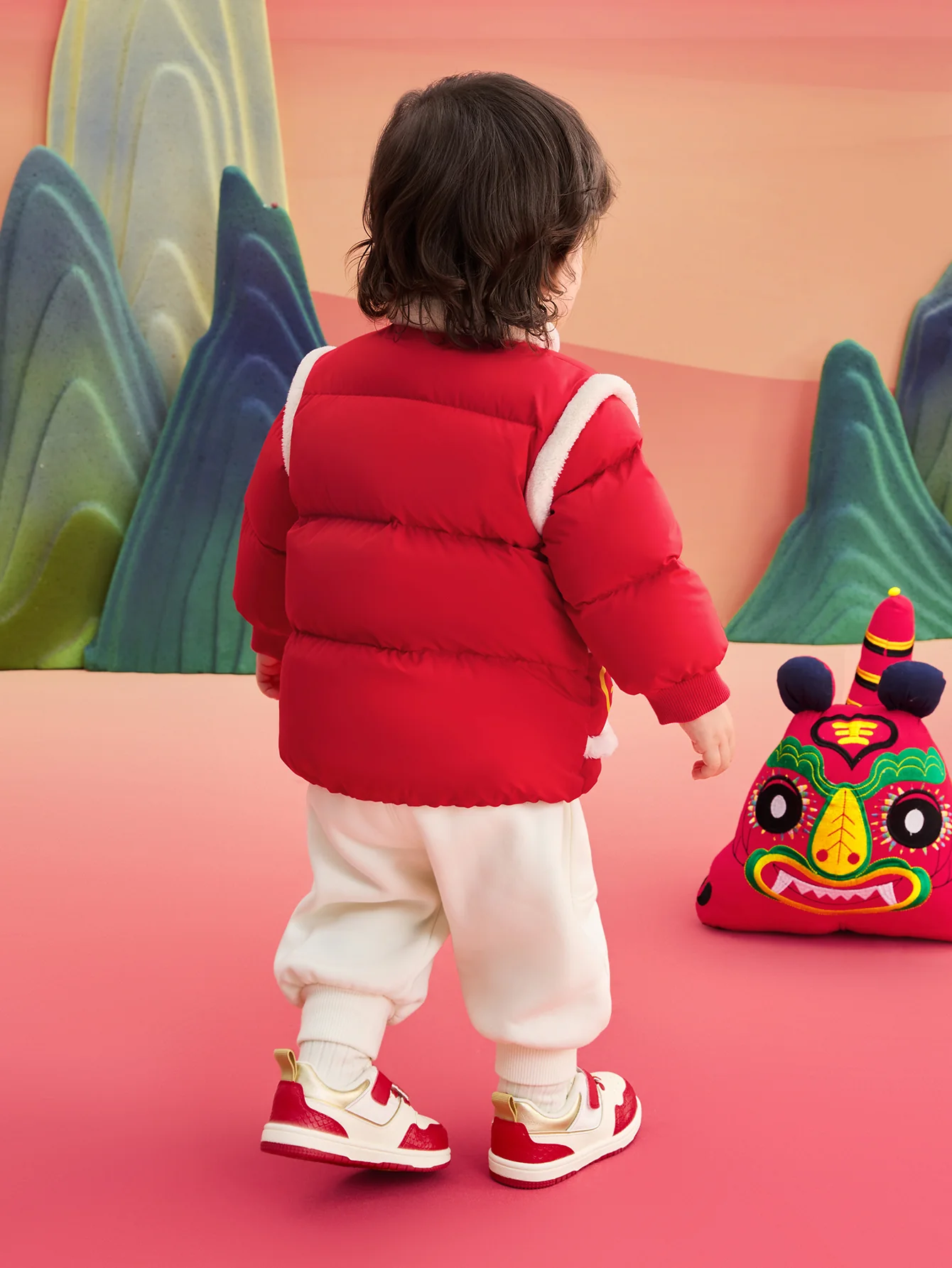 Balabala Children's Clothes Baby Down Jacket Baby Coat 2025 New Winter Clothes Neo- Chinese style New Year Greeting Outfit - Image 15