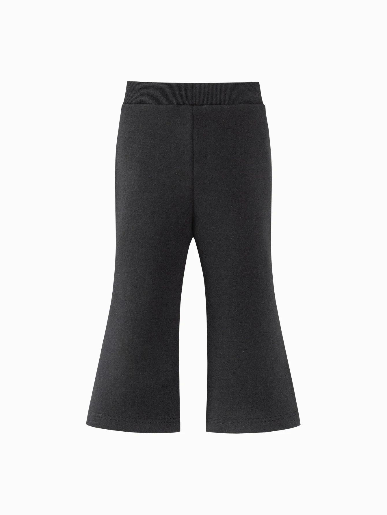 minibala Baby Girl Children's soft and comfortable brushed flared pants spring - Image 5
