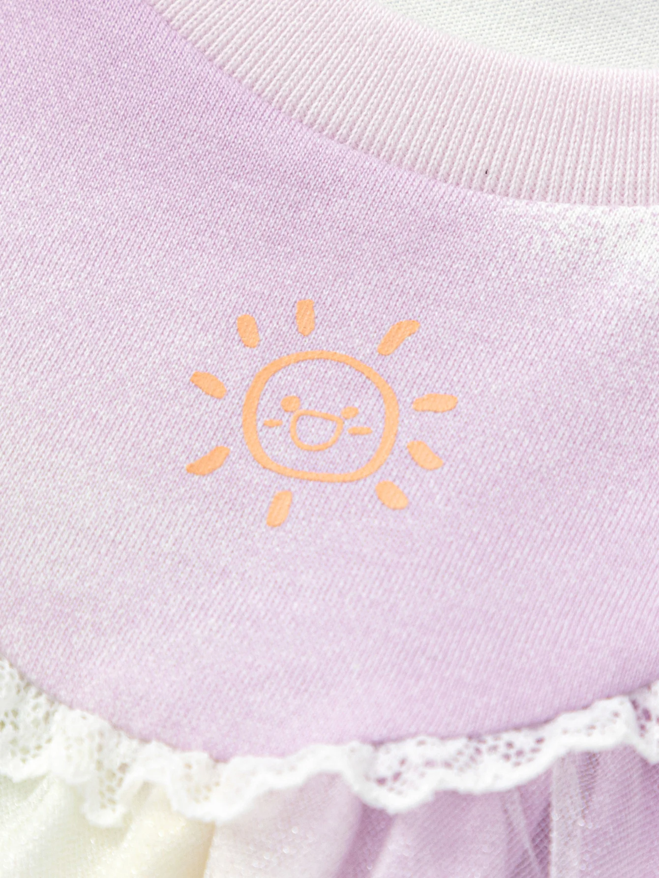 Baby Girl Round V-Neck Short-Sleeved T-Shirt - Image 25