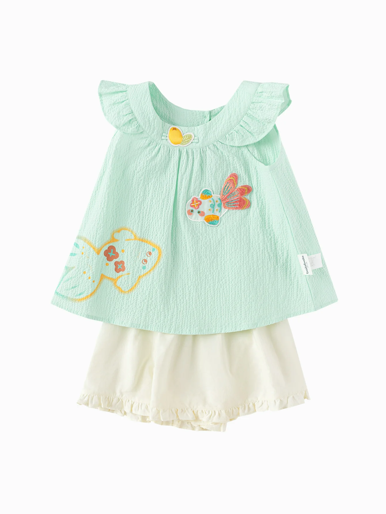 Baby Girl Short Sleeve Suit - Image 10