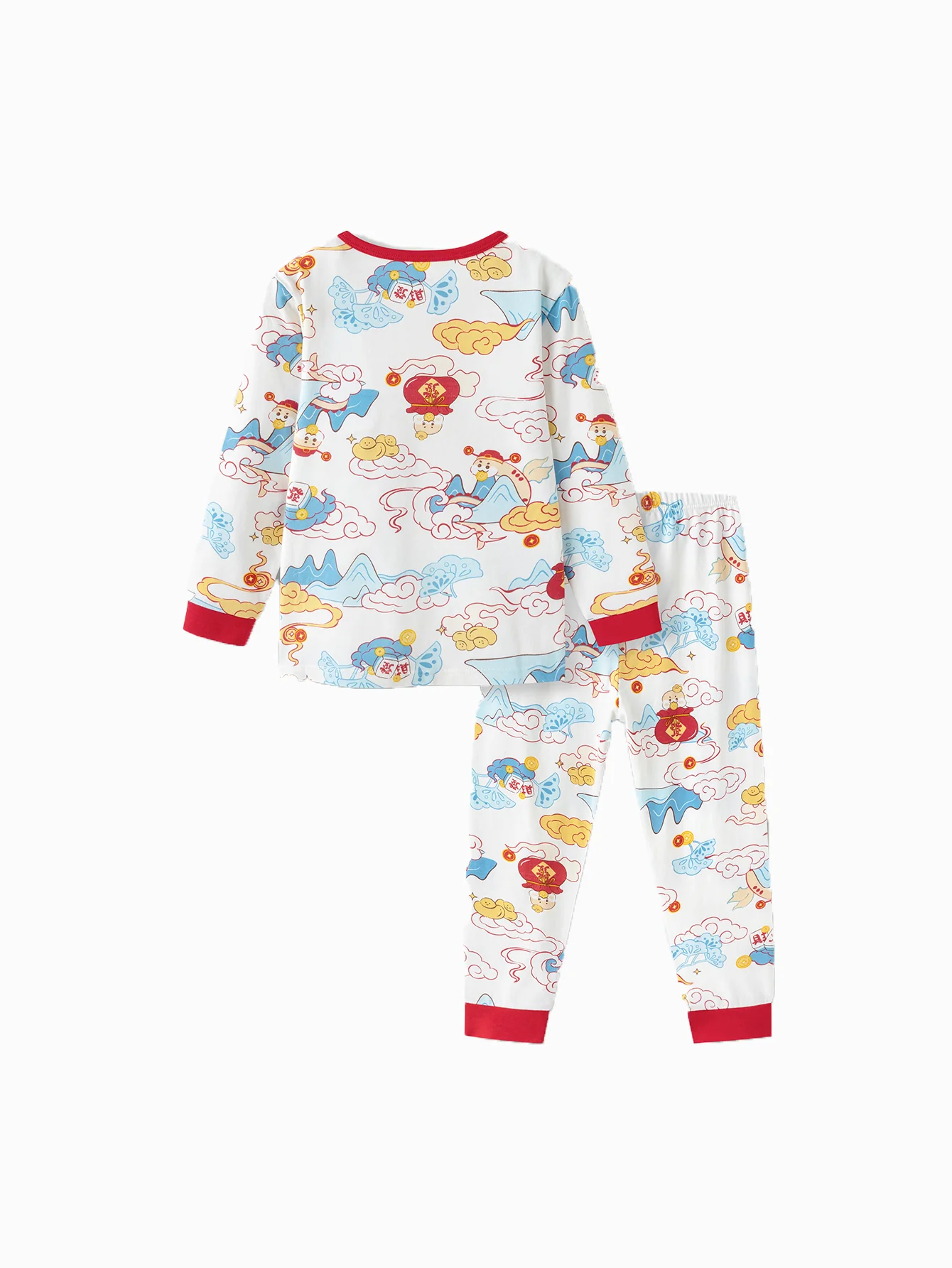 Balabala Baby Autumn Clothes Suit Year of the Snake Boy And Girl Thermal Underwear Animal Year Red Pajamas - Image 14