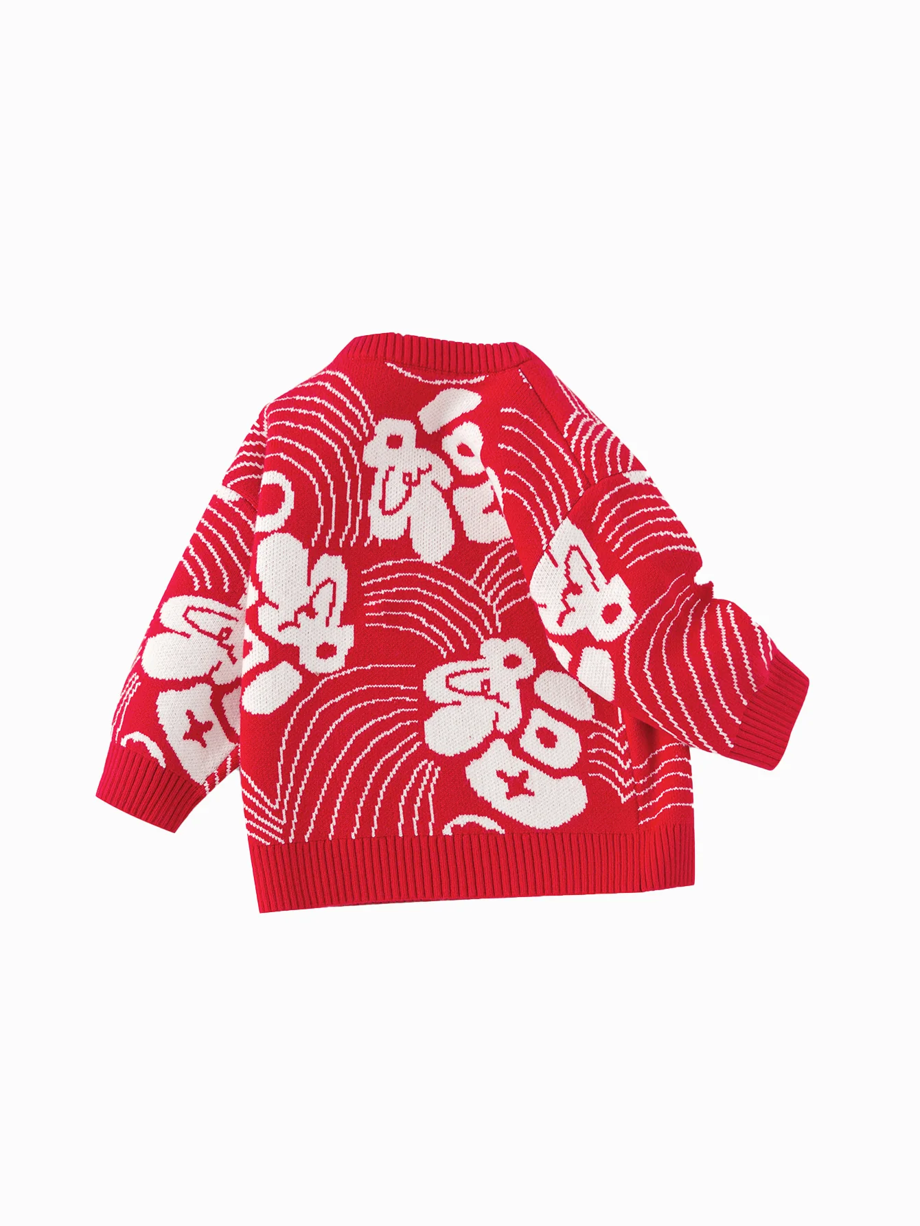 Balabala Children's Clothes Baby Sweater Baby Knitwear 2025 New Winter Clothes Baby Knitwear New Year Season Chinese Style - Image 11