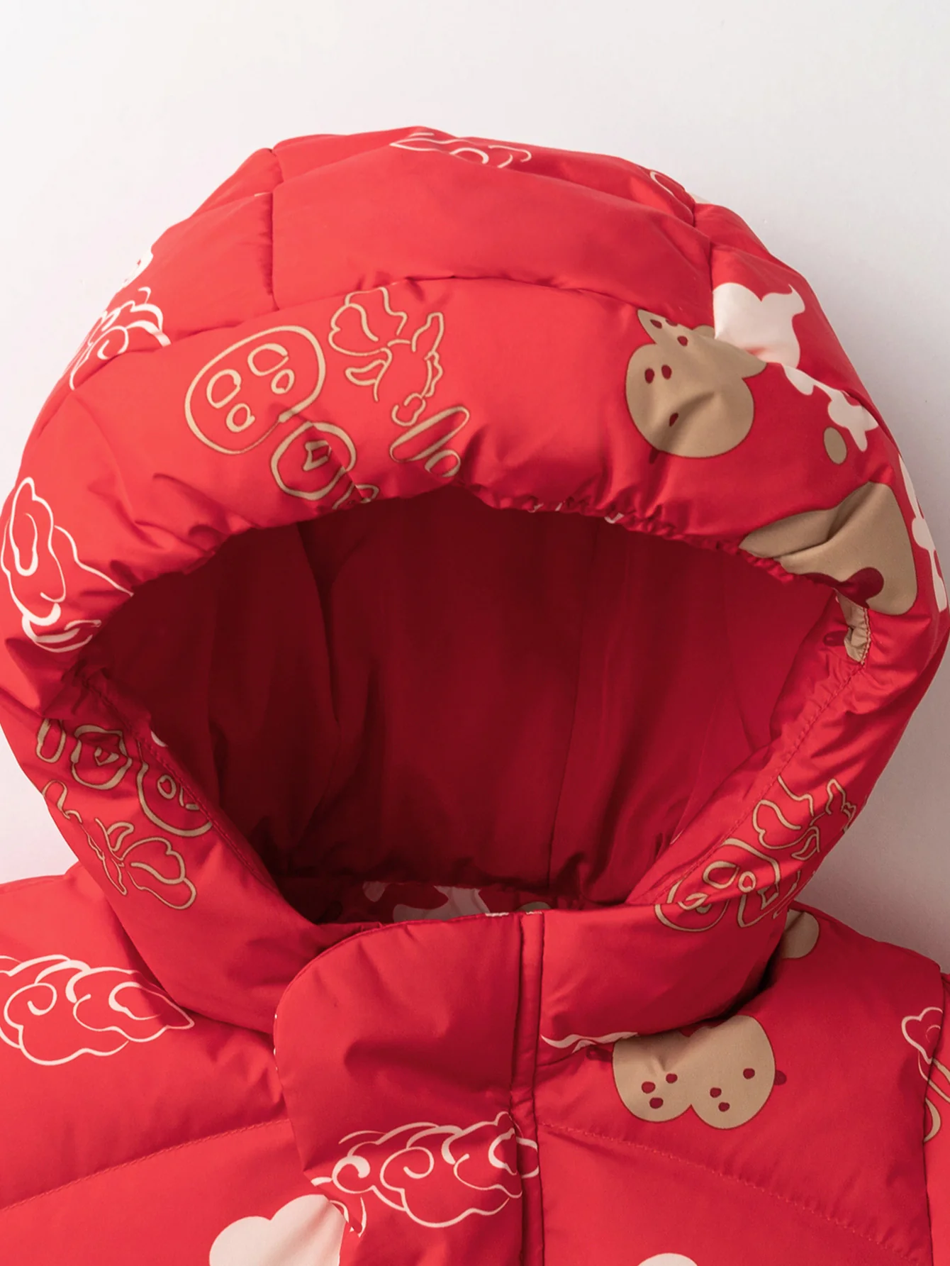 Baby Unisex New Chinese New Year Greetings Dress Waterproof and Oil-proof Down Jacket Winter - Image 12