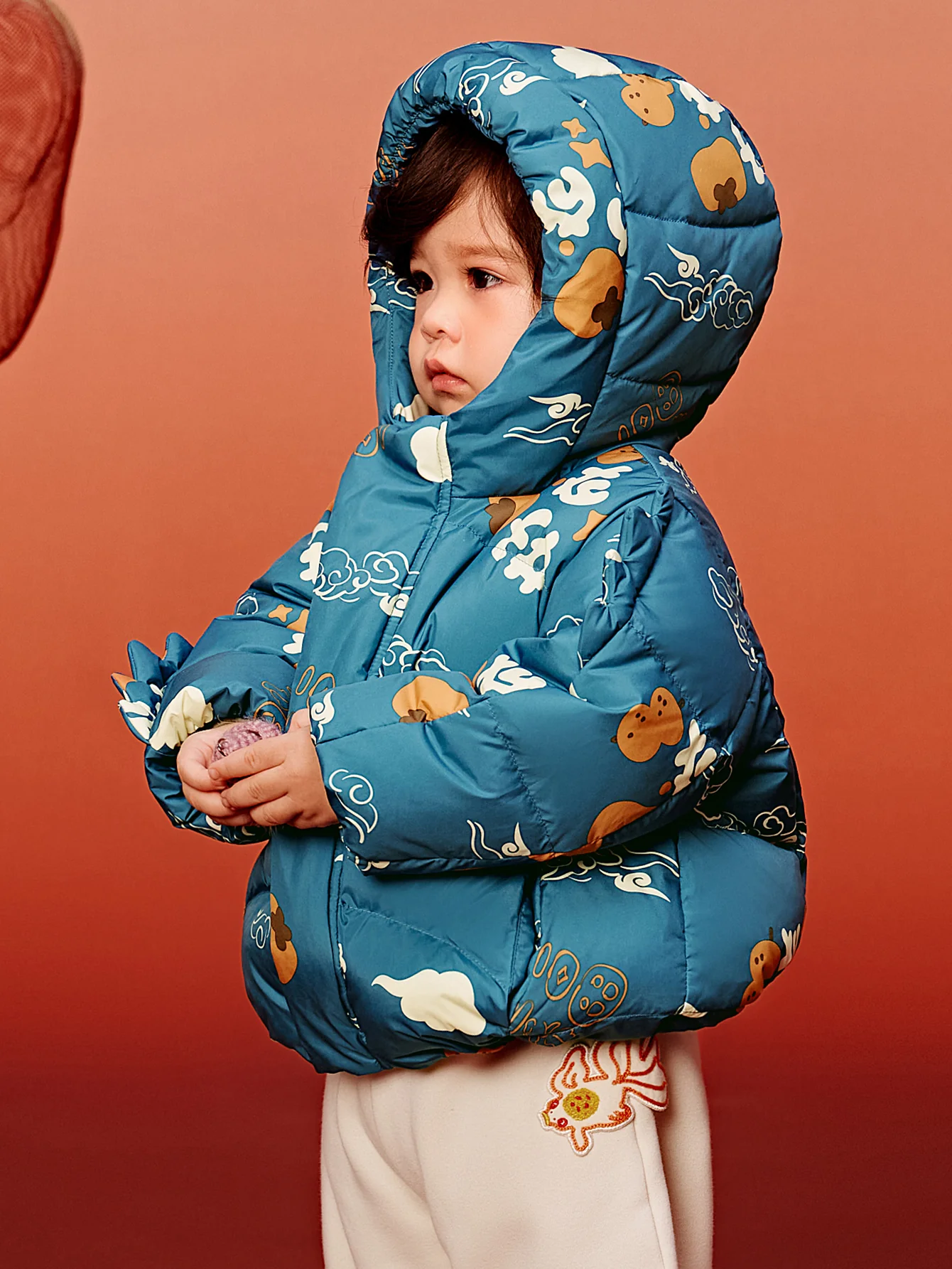 Baby Unisex New Chinese New Year Greetings Dress Waterproof and Oil-proof Down Jacket Winter - Image 14