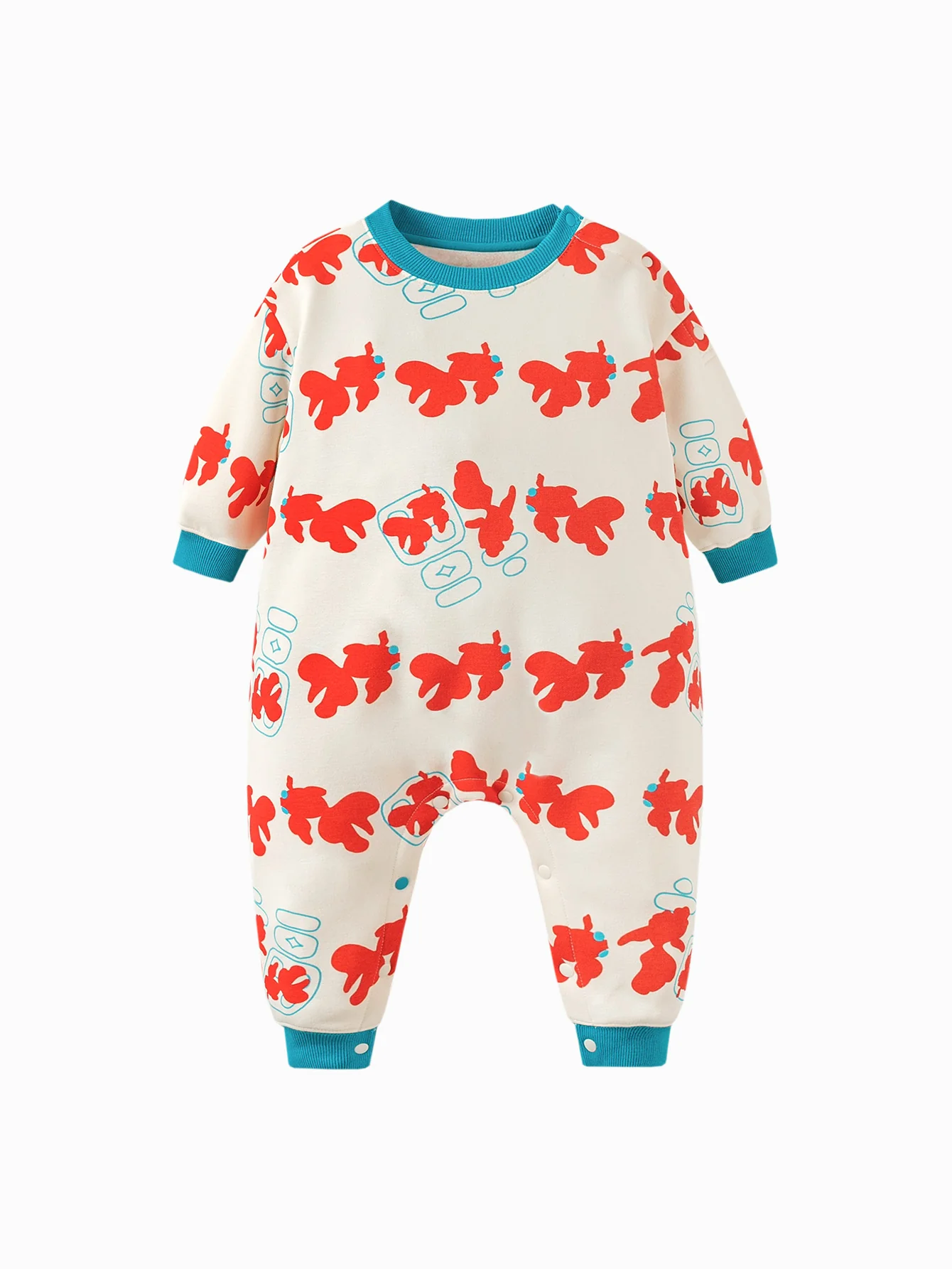 minibala Baby UnisexNew Year season Chongming intangible cultural heritage cloth joint plus velvet warm - Image 4