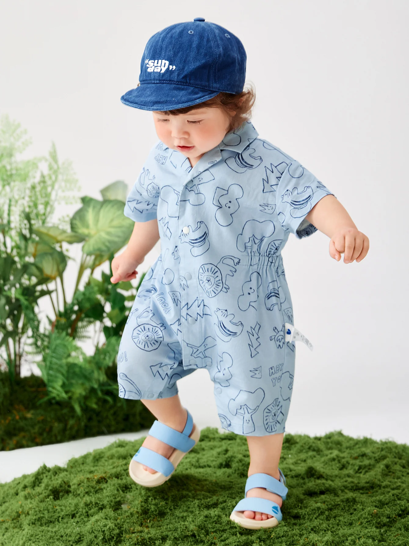 minibala Baby Unisex Cotton Jumpsuit - Image 2