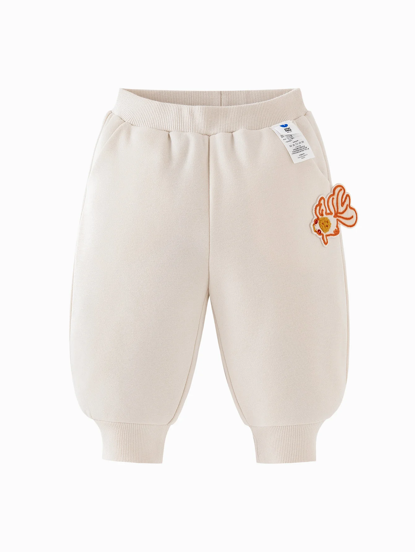 minibala Baby Unisex Baby and Child Long Pants with Fleece Lining New Year's Greetings Banana Pants - Image 12
