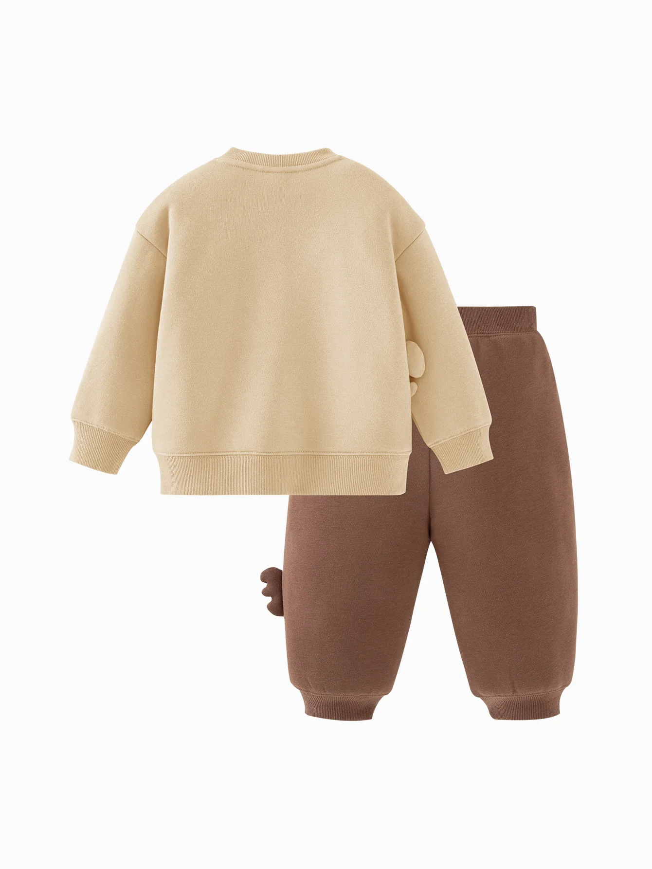 minibala Baby Unisex Long-sleeved suit with velvet - Image 11