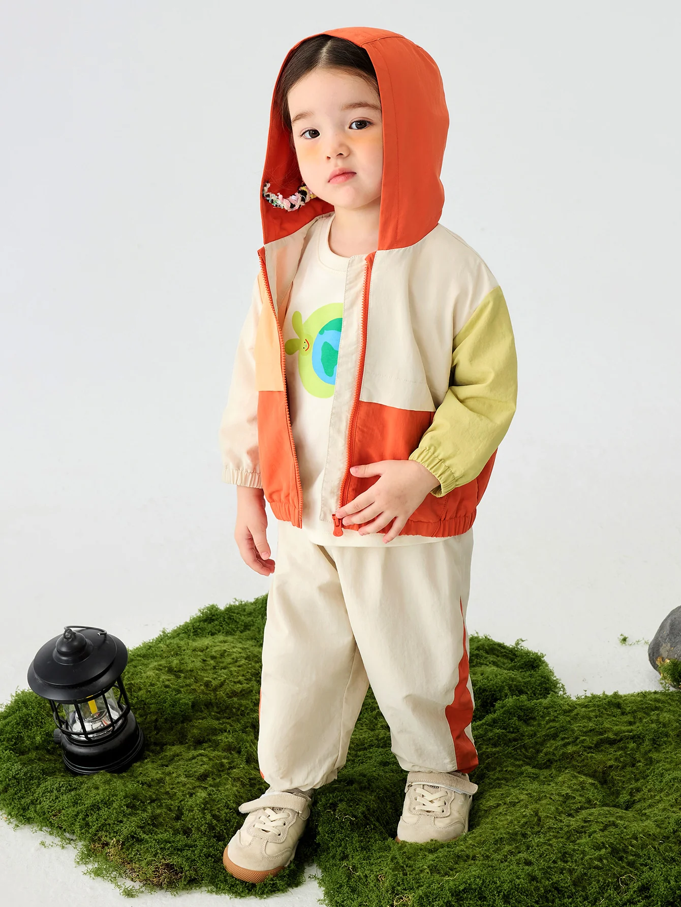 minibala Baby Unisex Comfortable hooded top and trousers two-piece suit New spring product - Image 10