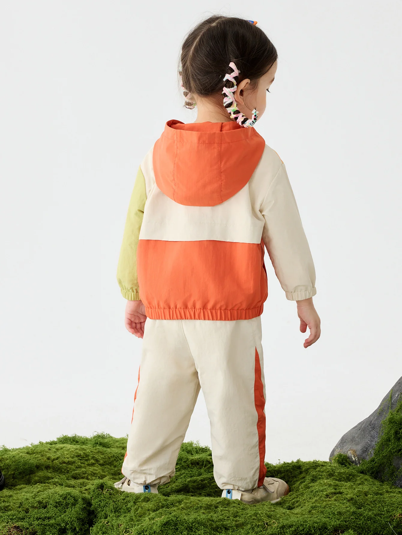 minibala Baby Unisex Comfortable hooded top and trousers two-piece suit New spring product - Image 11