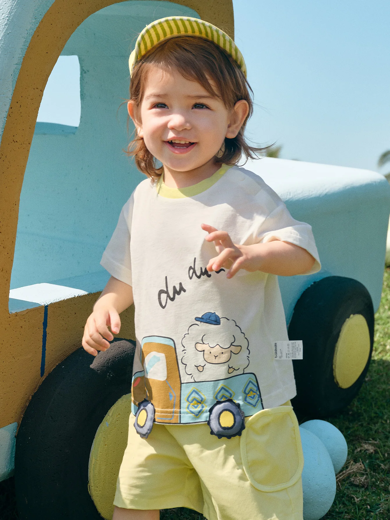 Baby Unisex Round V-Neck Short-Sleeved T-Shirt - Image 12