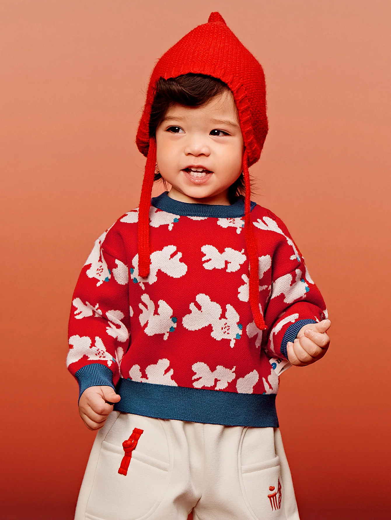 Baby Unisex New Year greetings clothes sweater winter - Image 13