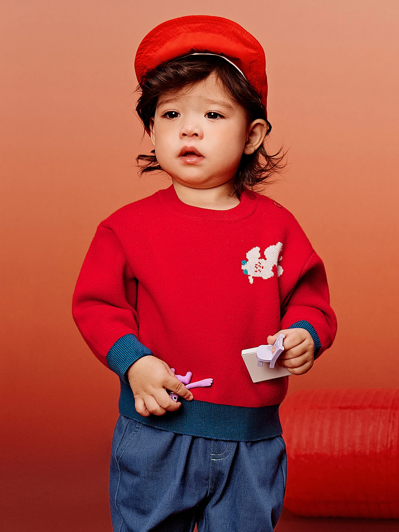 Baby Unisex New Year greetings clothes sweater winter - Image 19