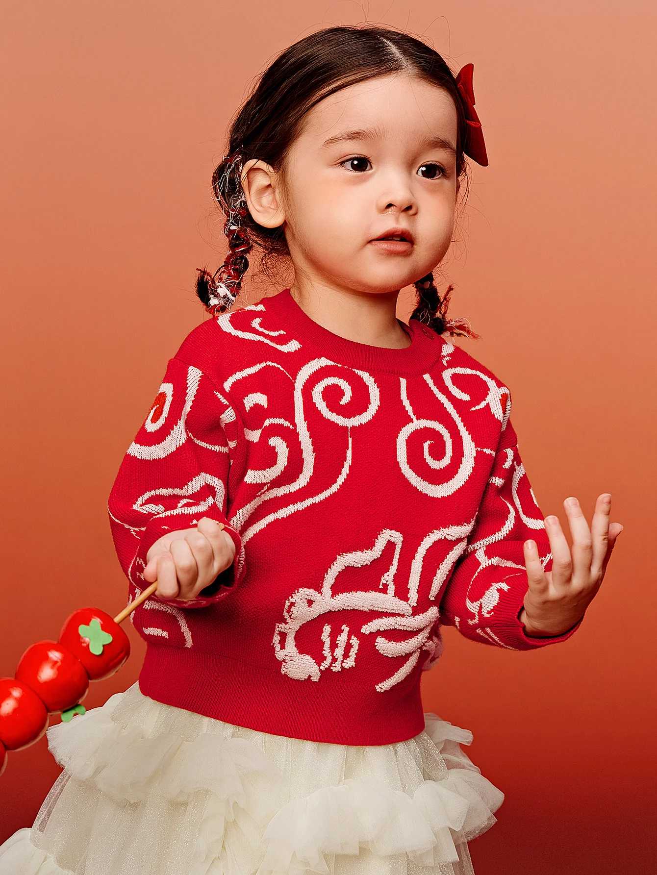 Baby Unisex New Year greetings clothes sweater winter - Image 7