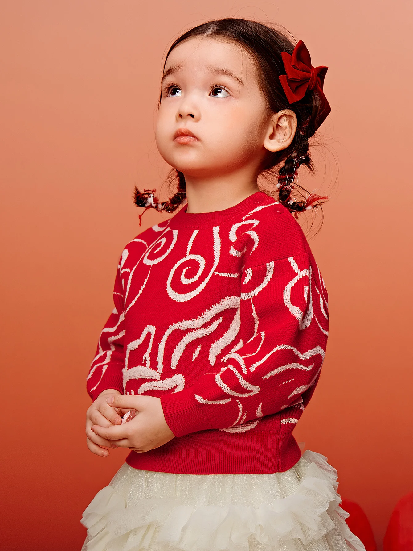 Baby Unisex New Year greetings clothes sweater winter - Image 8