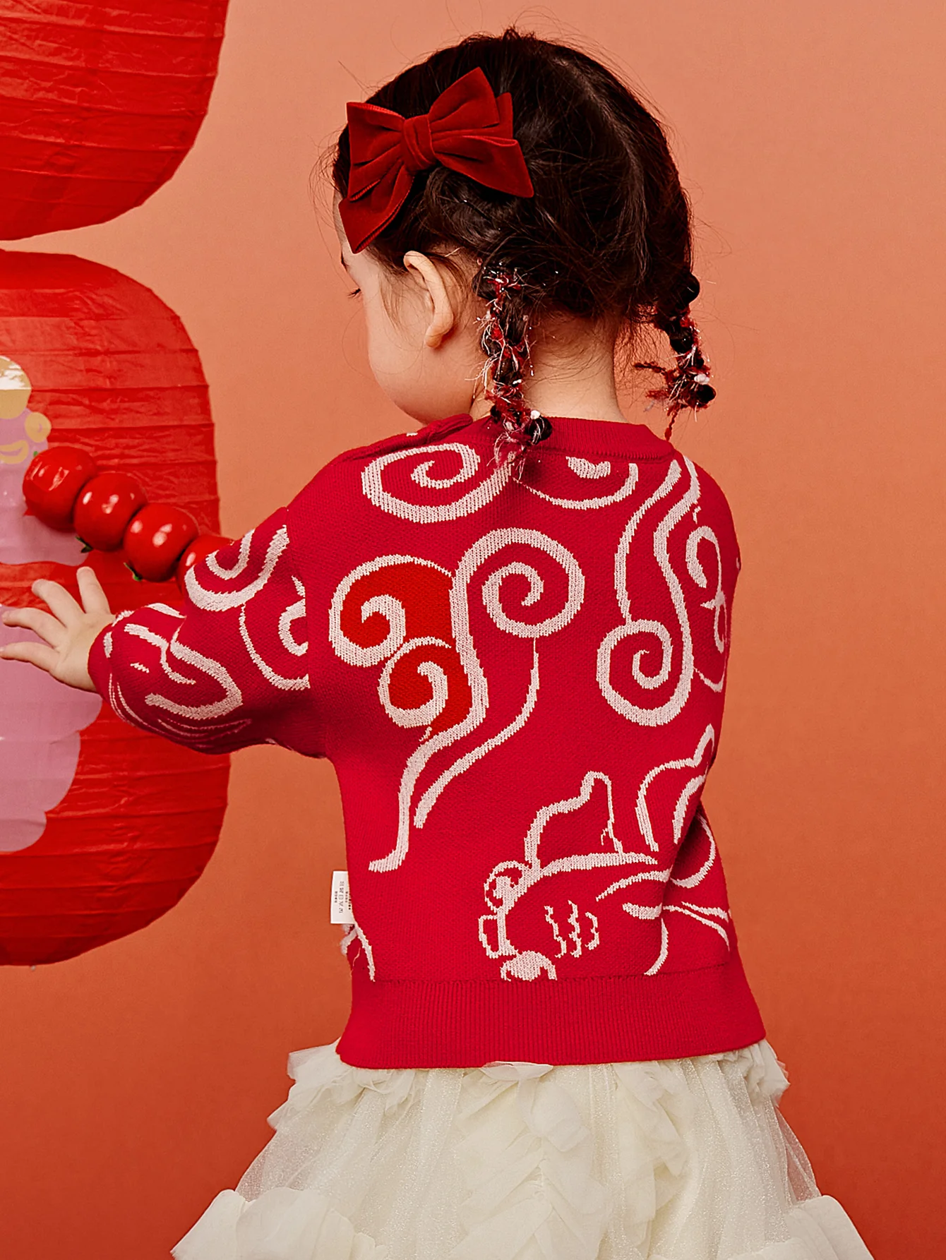 Baby Unisex New Year greetings clothes sweater winter - Image 9