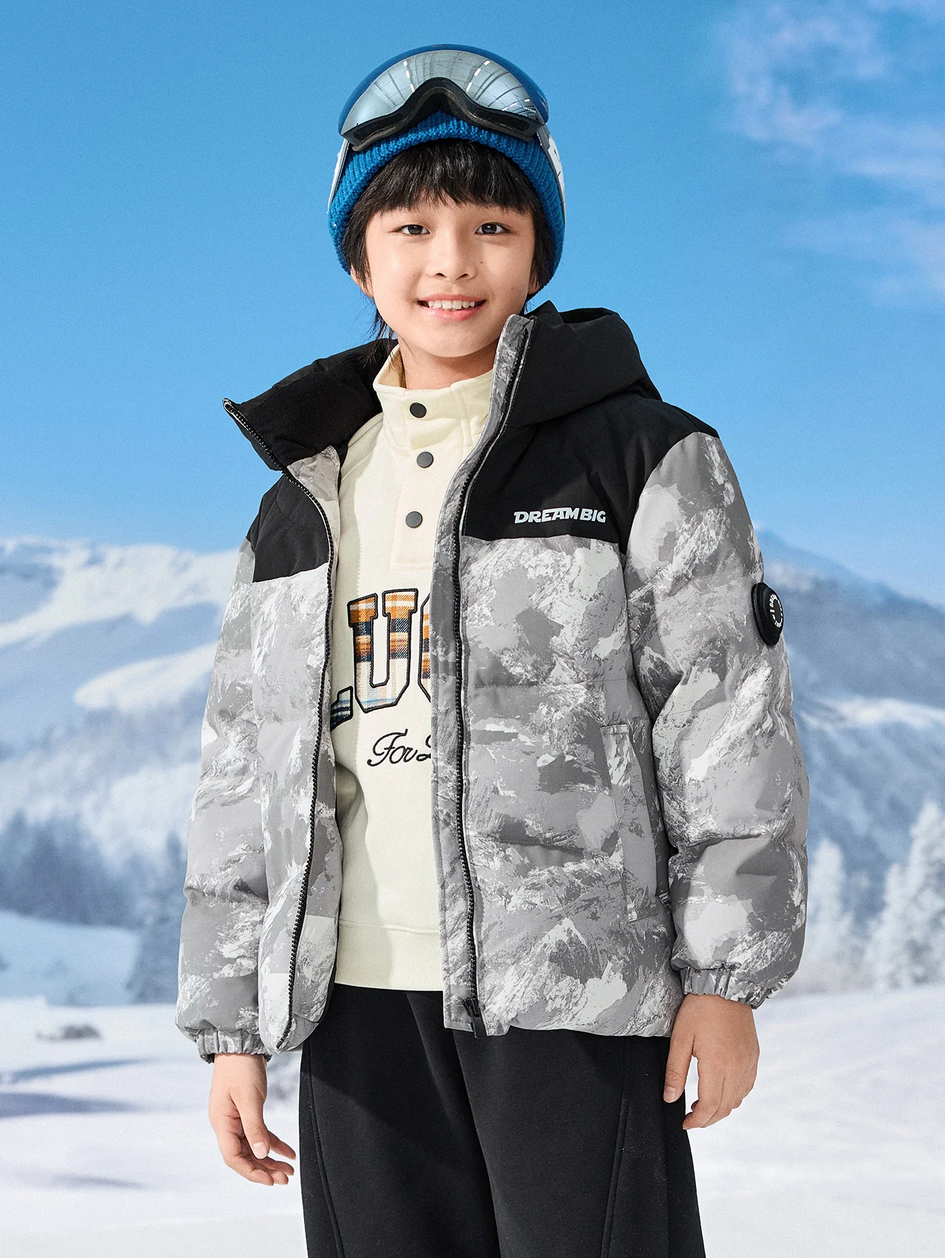 Balabala Boy Kids Down Jacket Warm（5--5℃/41-23°F） - Image 2
