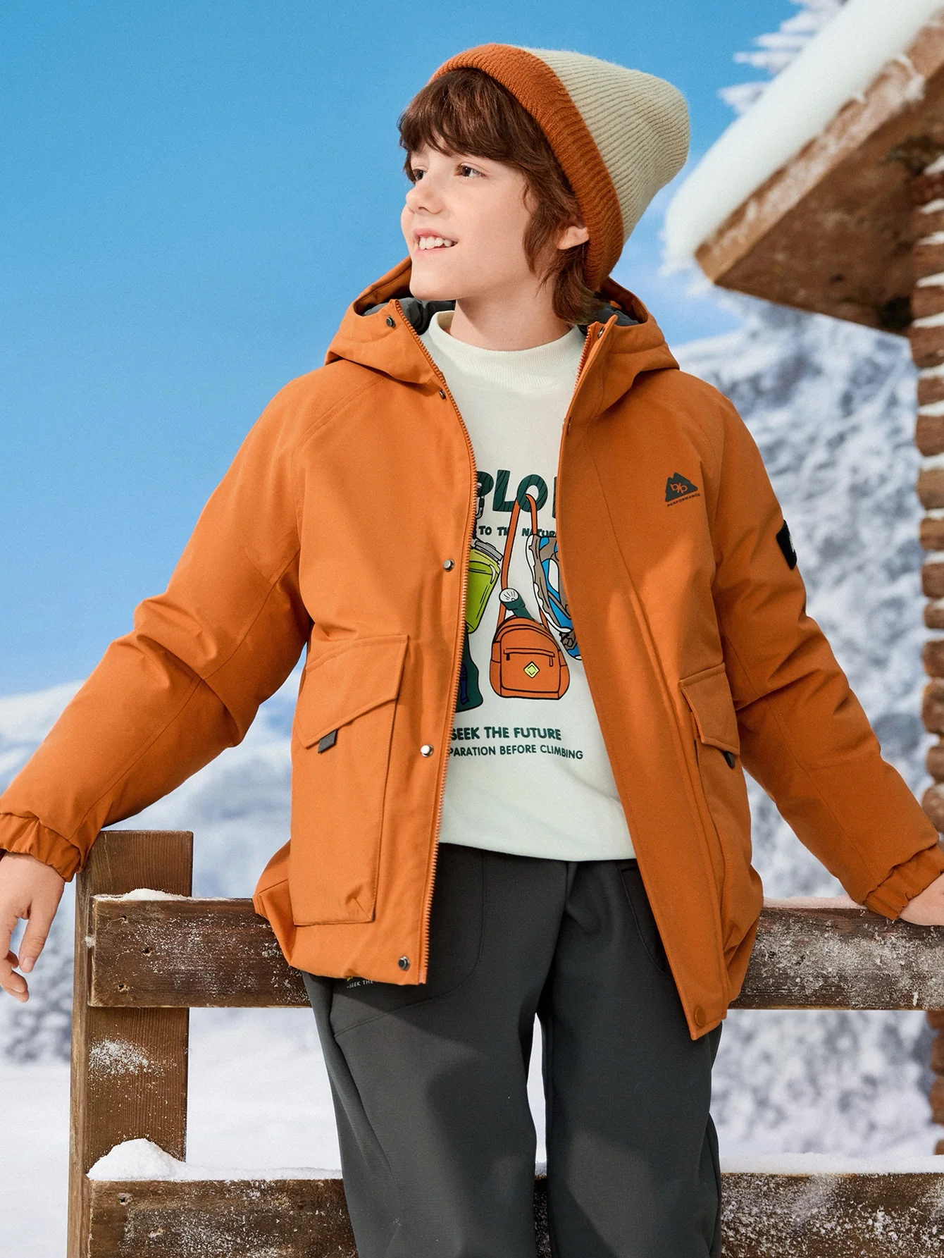 Balabala Boy Kids Down Jacket Warm（5--5℃/41-23°F） - Image 7