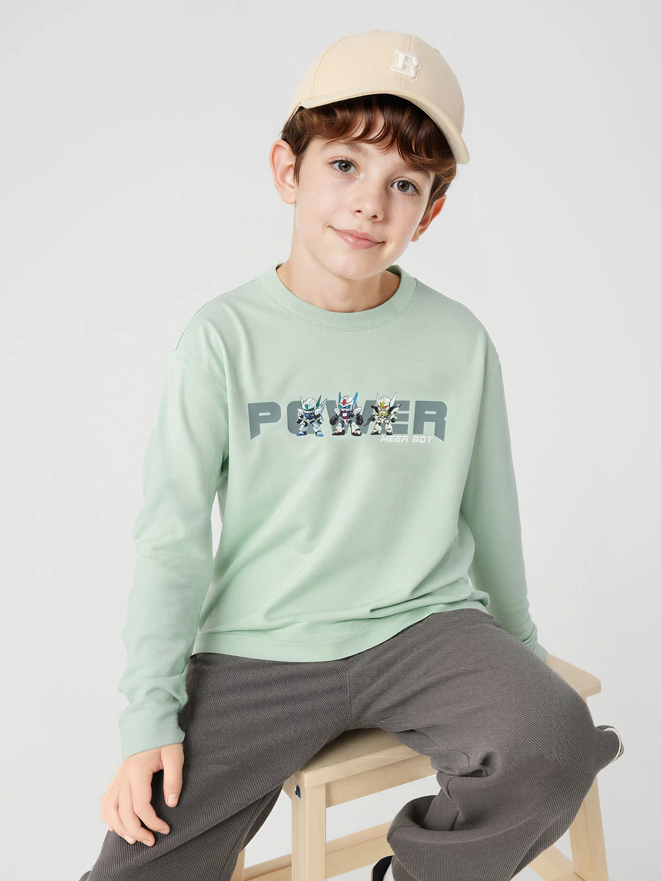 Balabala Boy Kids Long Sleeve T-Shirt - Image 13