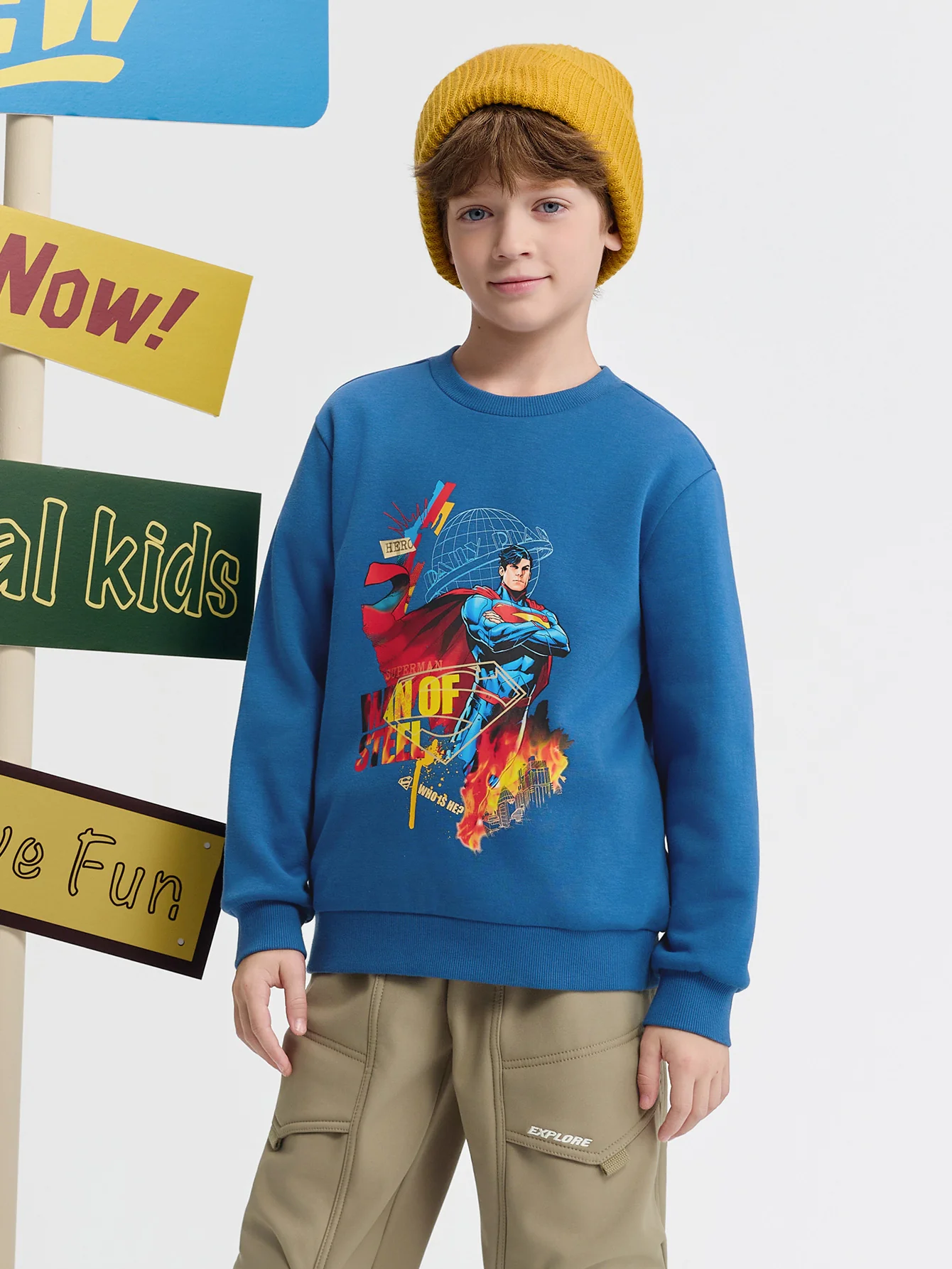 [IP: DC-Superman] Balabala Boy Kids Sweatshirt - Image 20