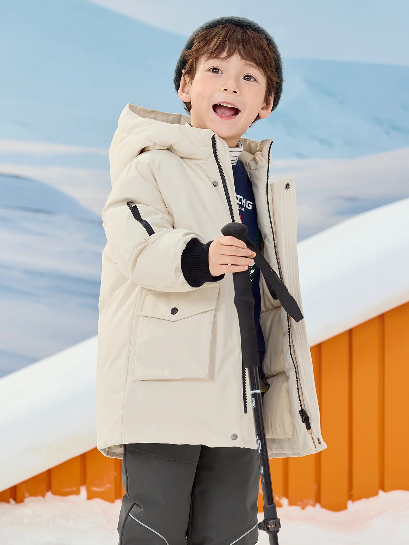 Balabala Boy Toddler Down Jacket - Image 8