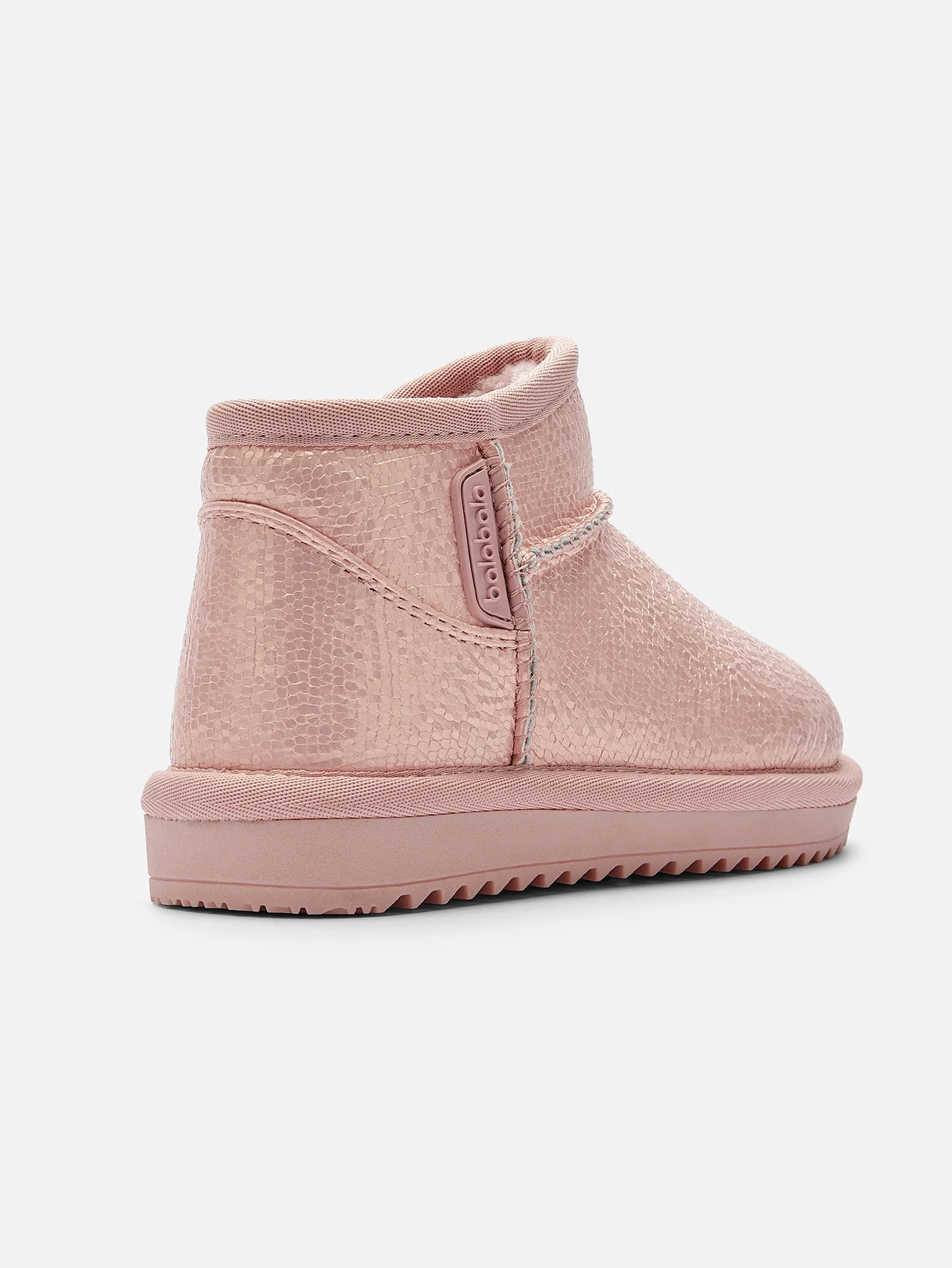 balabala Girl Baby Toddler and Kids Water-Repellent Low-Top Plush Snow Boots - Image 5