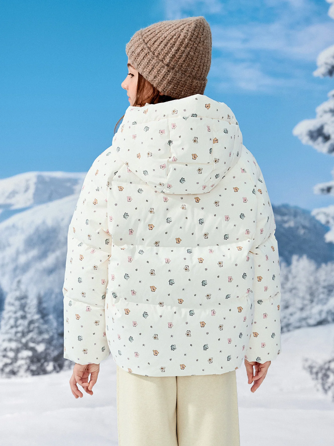 Balabala Girl Kids Down Jacket Warm（5--5℃/41-23°F） - Image 3