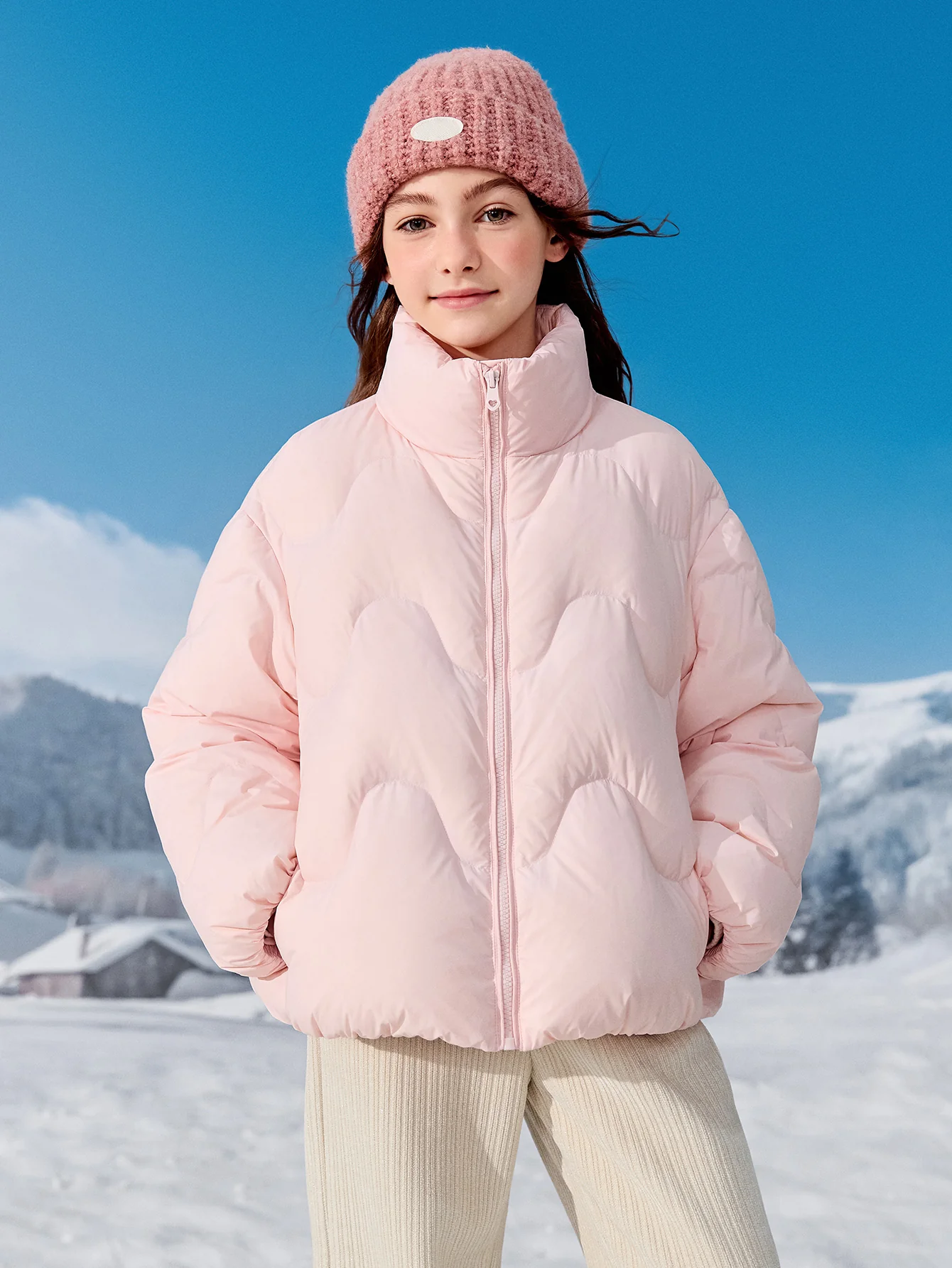 Balabala Girl Kids Down Jacket - Image 13