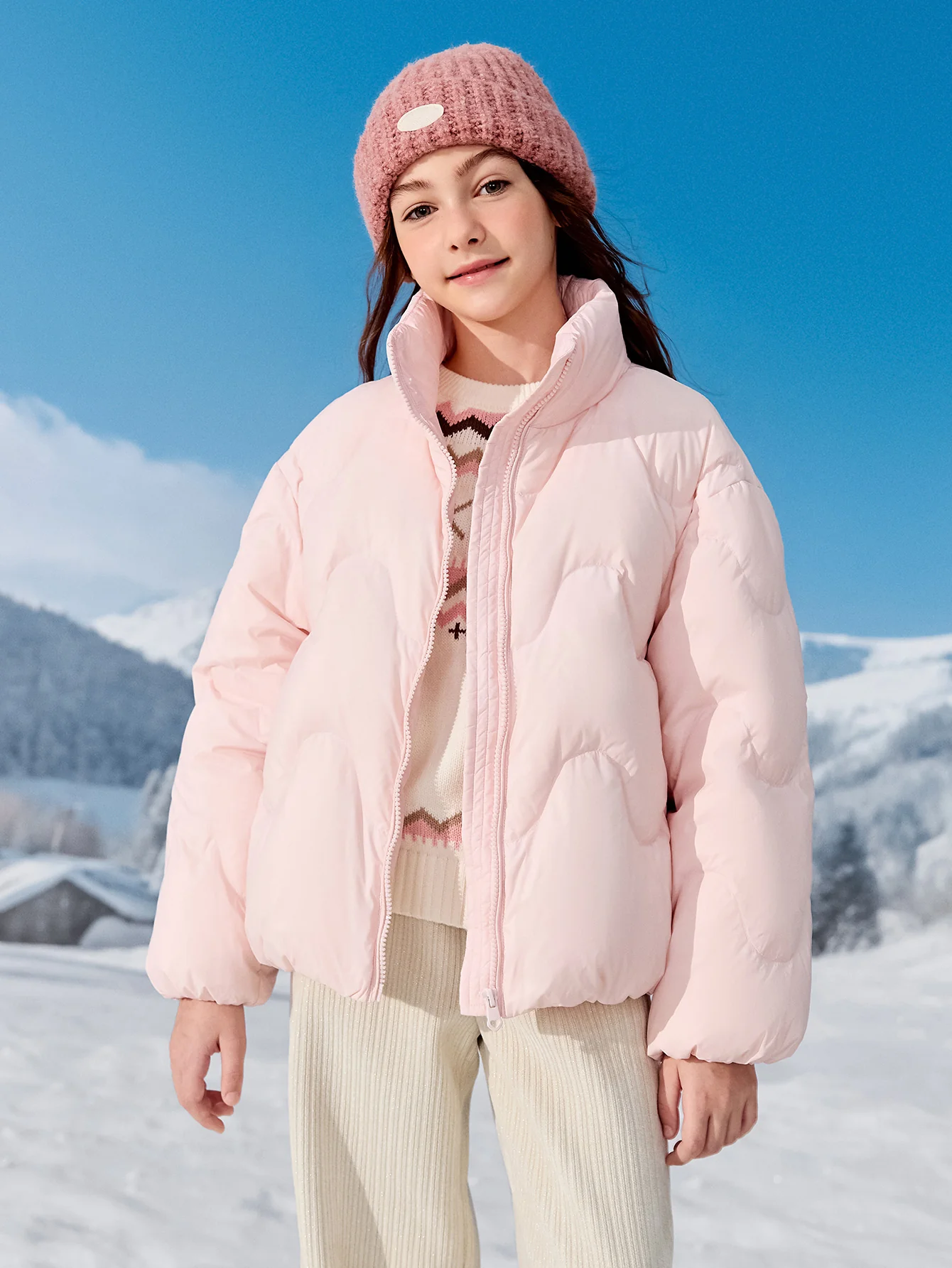 Balabala Girl Kids Down Jacket - Image 14
