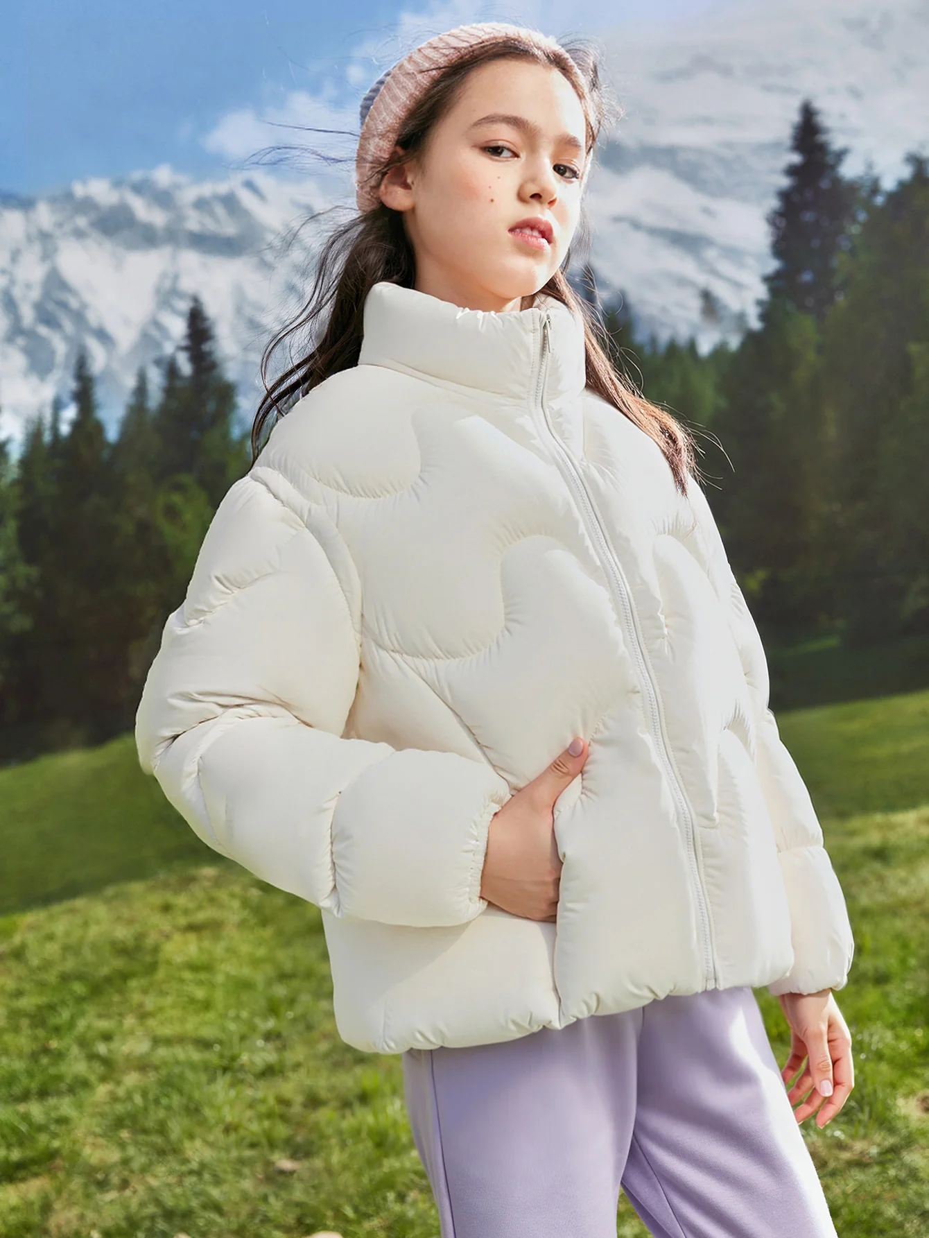 Balabala Girl Kids Down Jacket - Image 3
