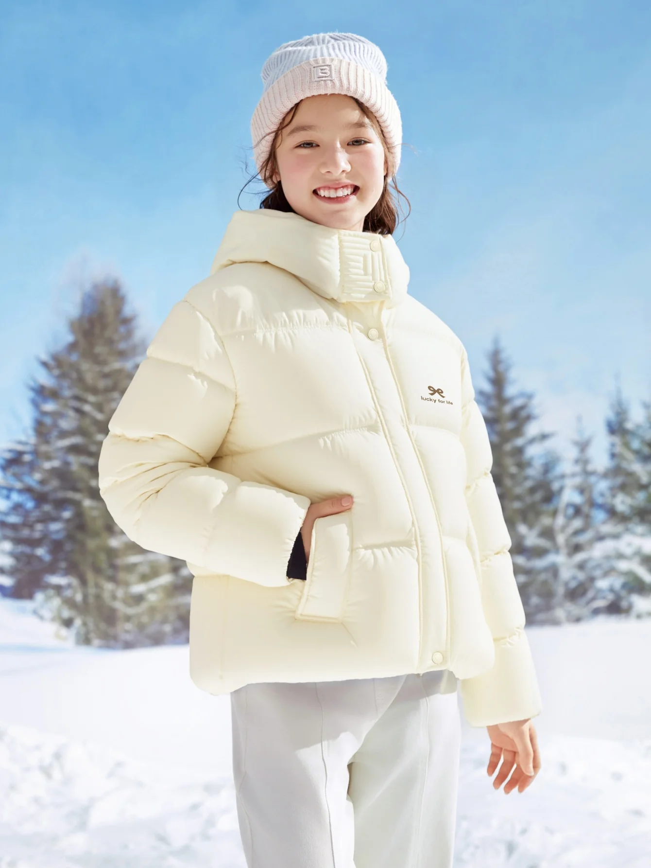 Balabala Girl Kids Down Jacket - Image 3