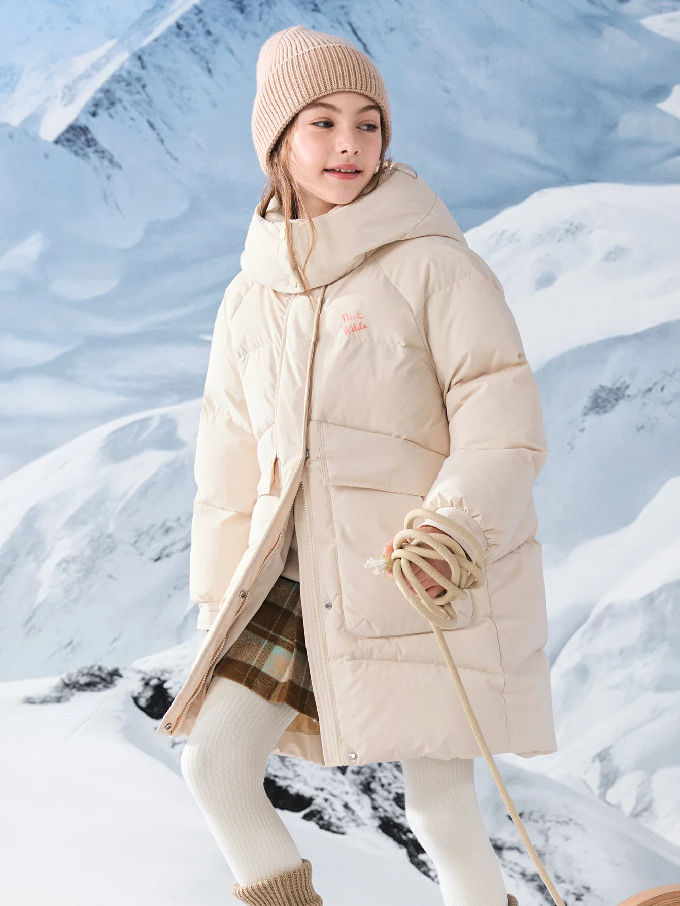 Balabala Girl Kids Down Jacket - Image 2