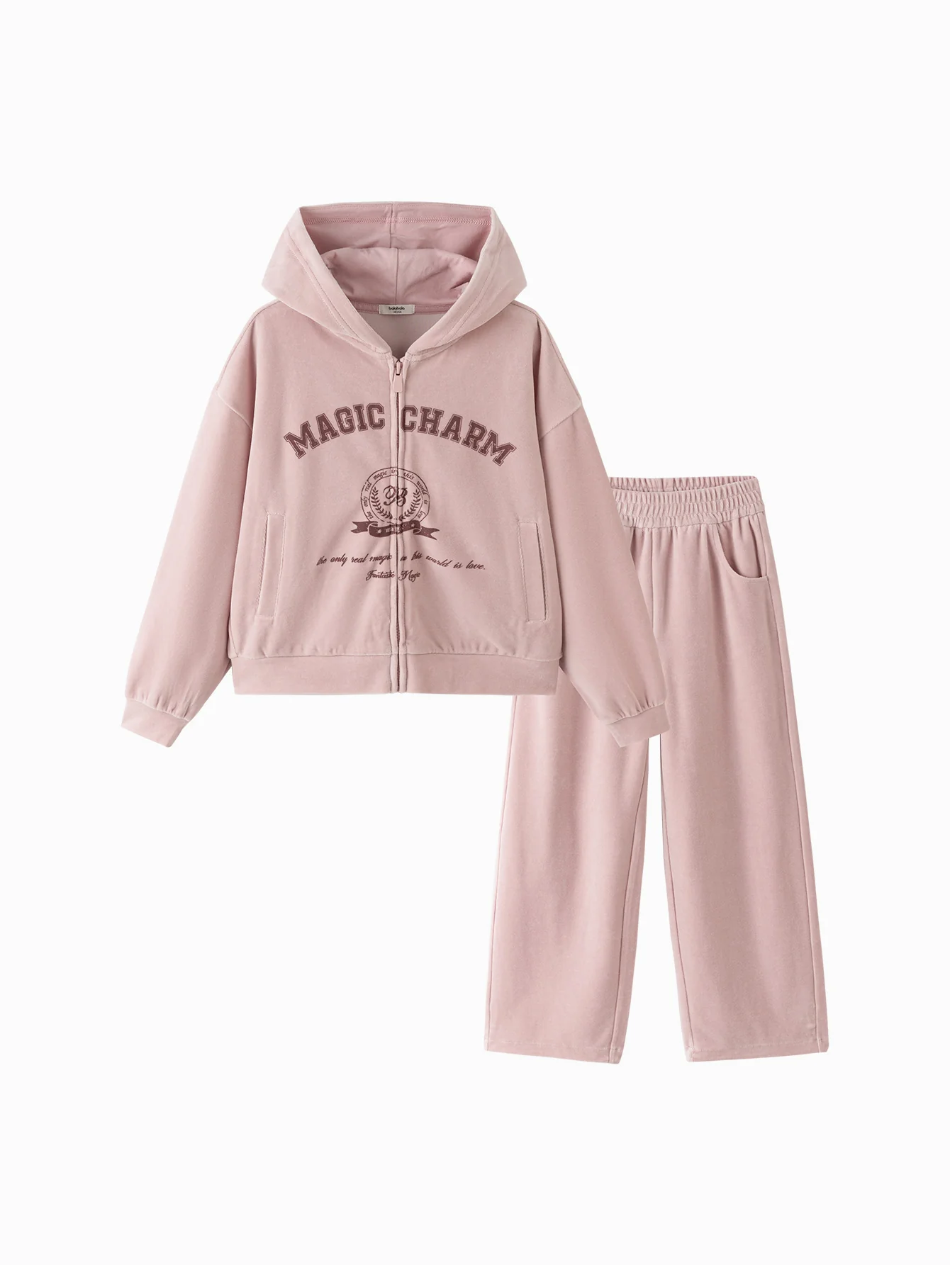 balabala girl kids Long Sleeve Suit - Image 4