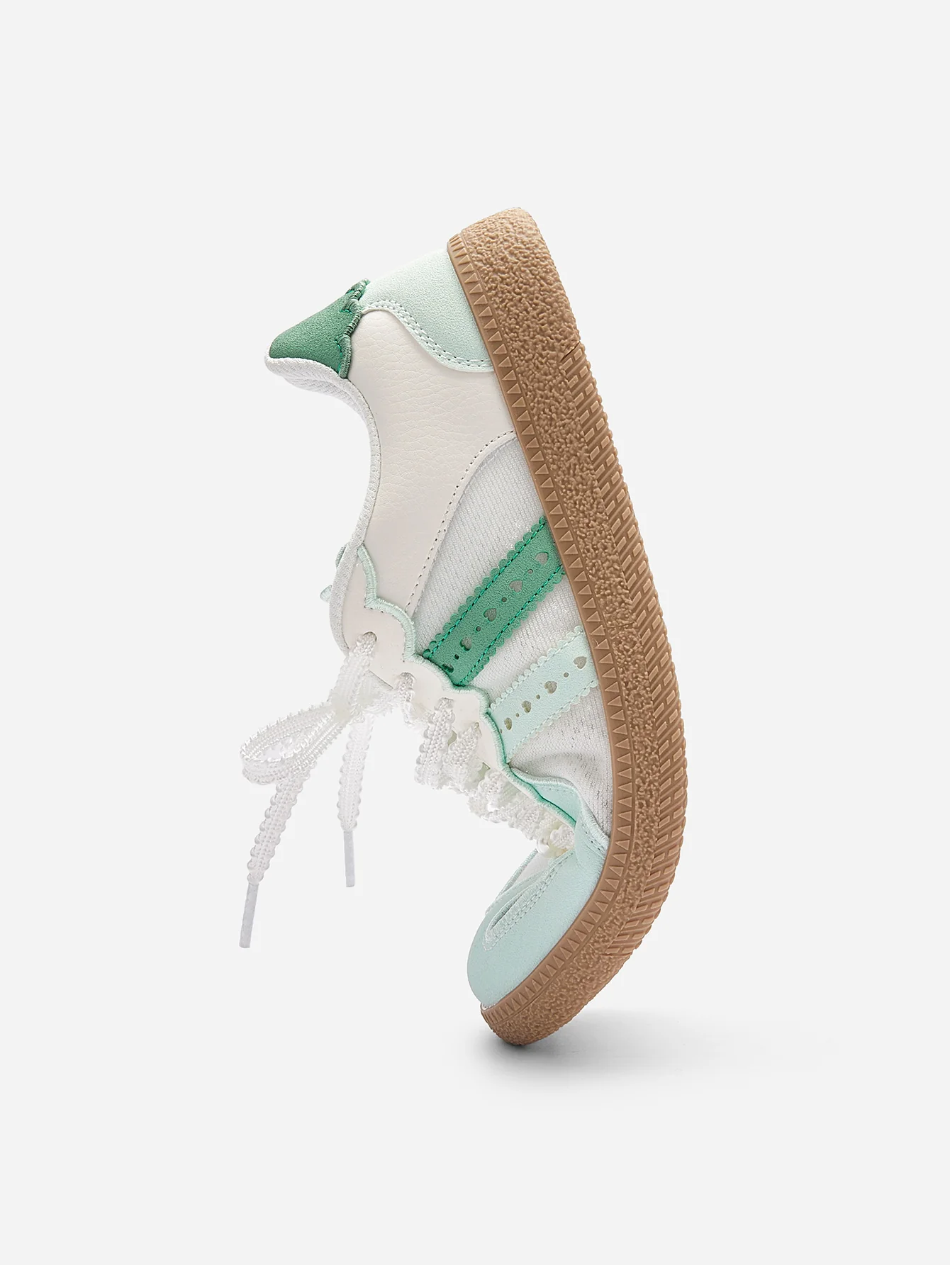 Balabala Girl Kids Bow Ribbon Cute Sneakers - Image 12