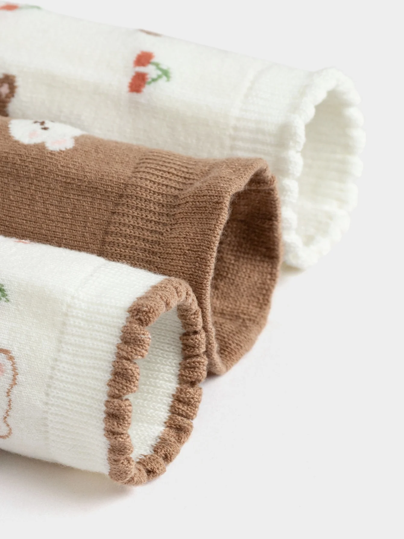 Balabala Girl Kids Bear Socks - Image 2
