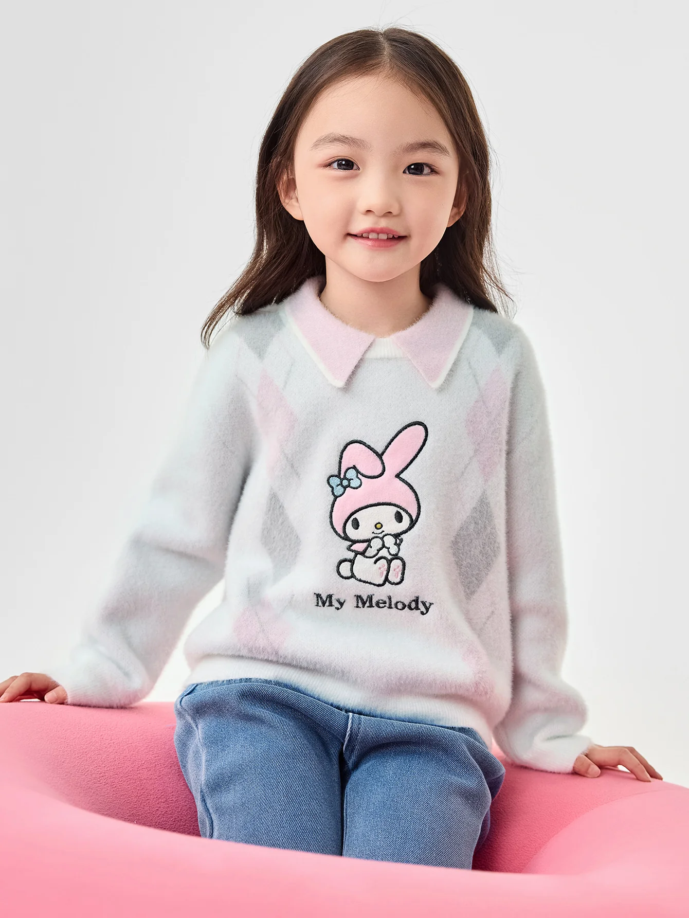 [ IP-Sanrio ] balabala Girl Kids Sweater - Image 2