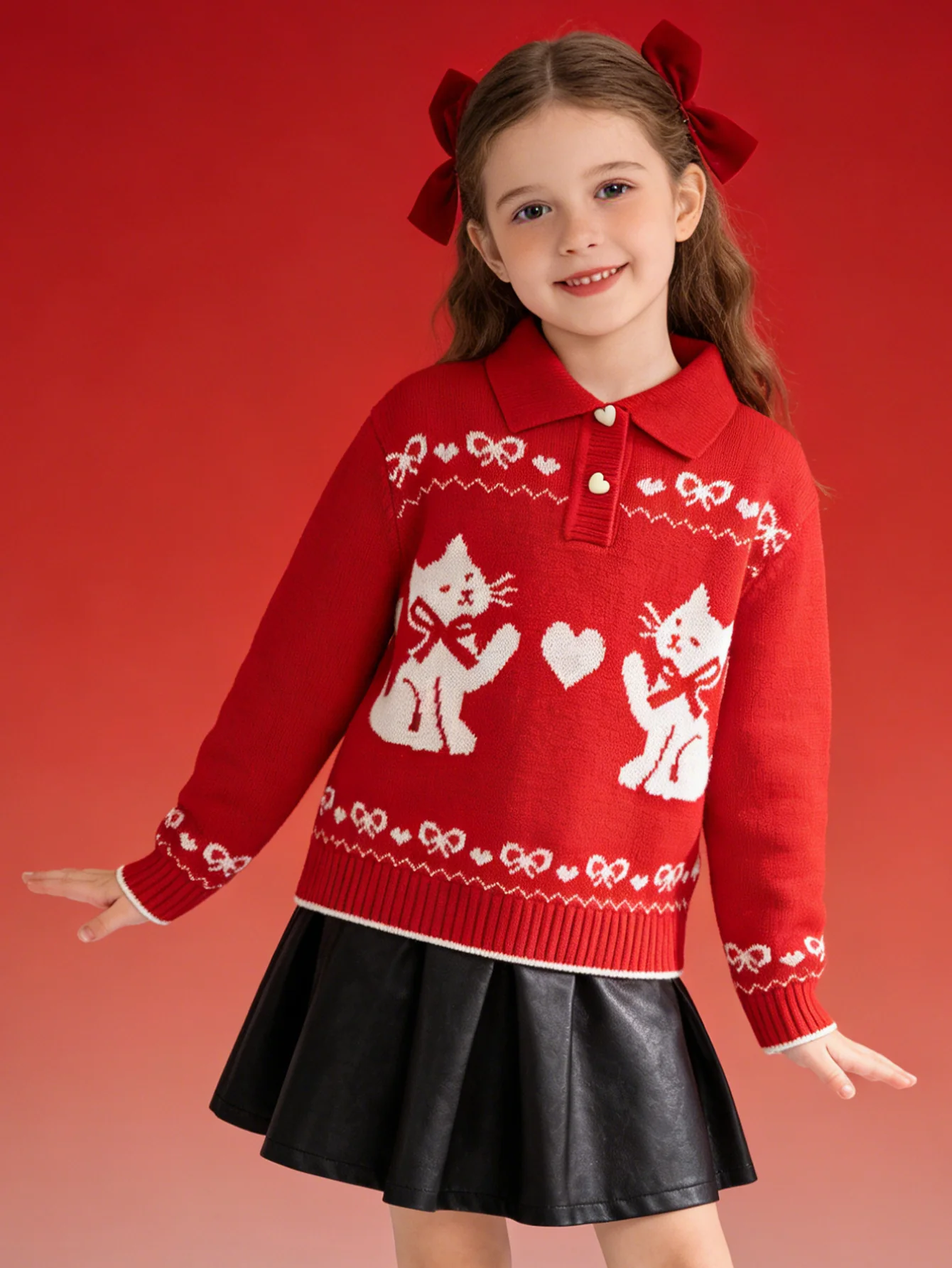 Balabala Girl Kids Sweater - Image 7