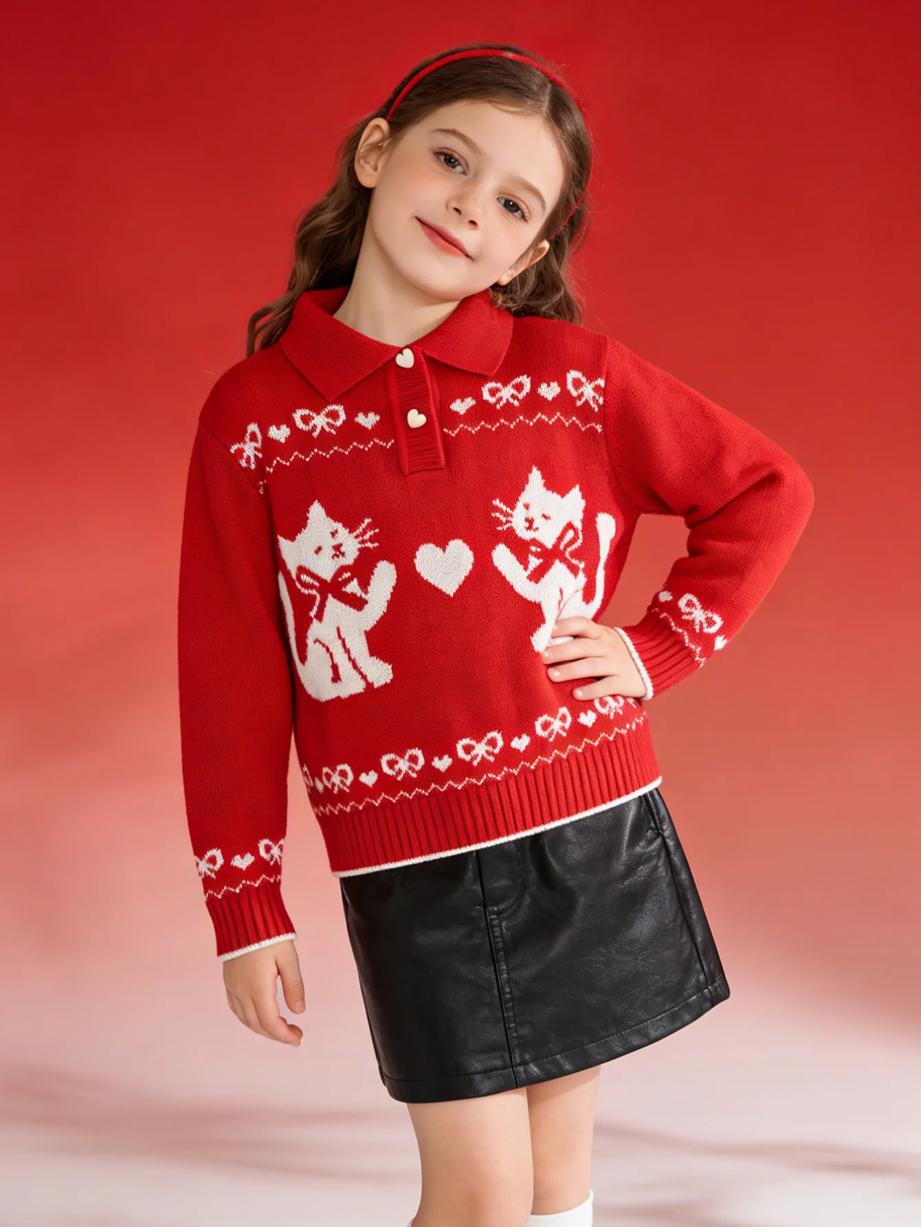 Balabala Girl Kids Sweater - Image 8