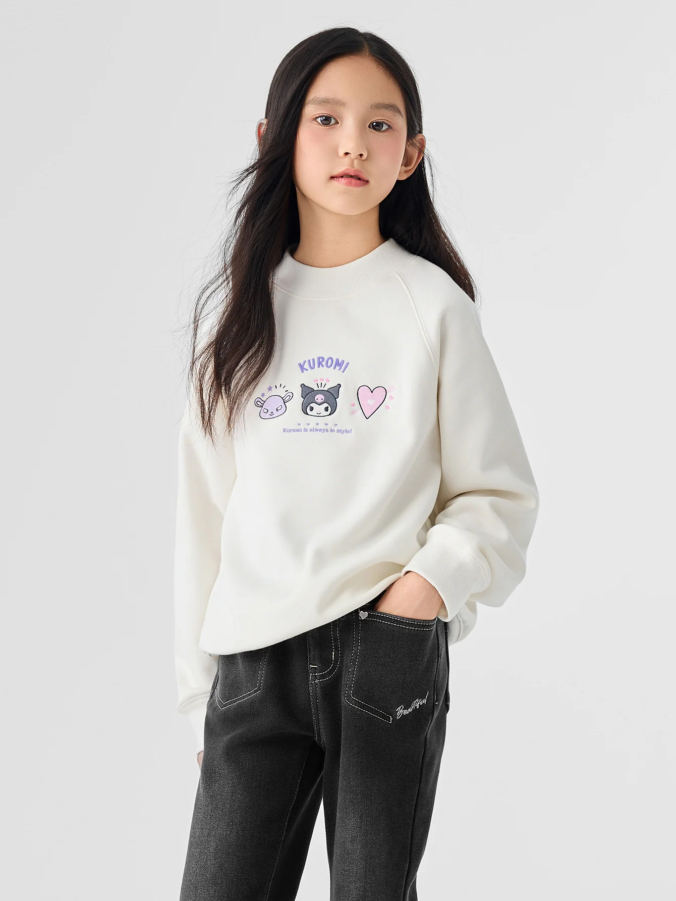 [ IP-Sanrio ] Balabala Girl Kids Sweatshirt - Image 19