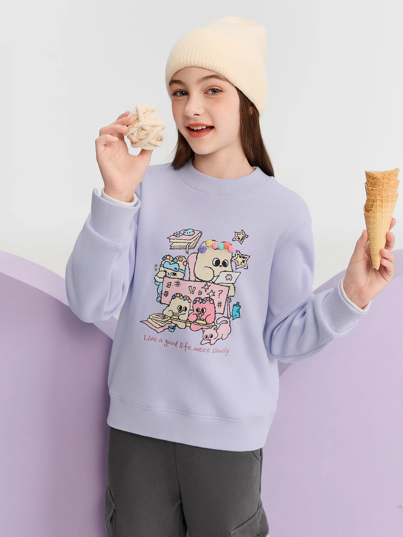Balabala Girl Kids Sweatshirt - Image 13