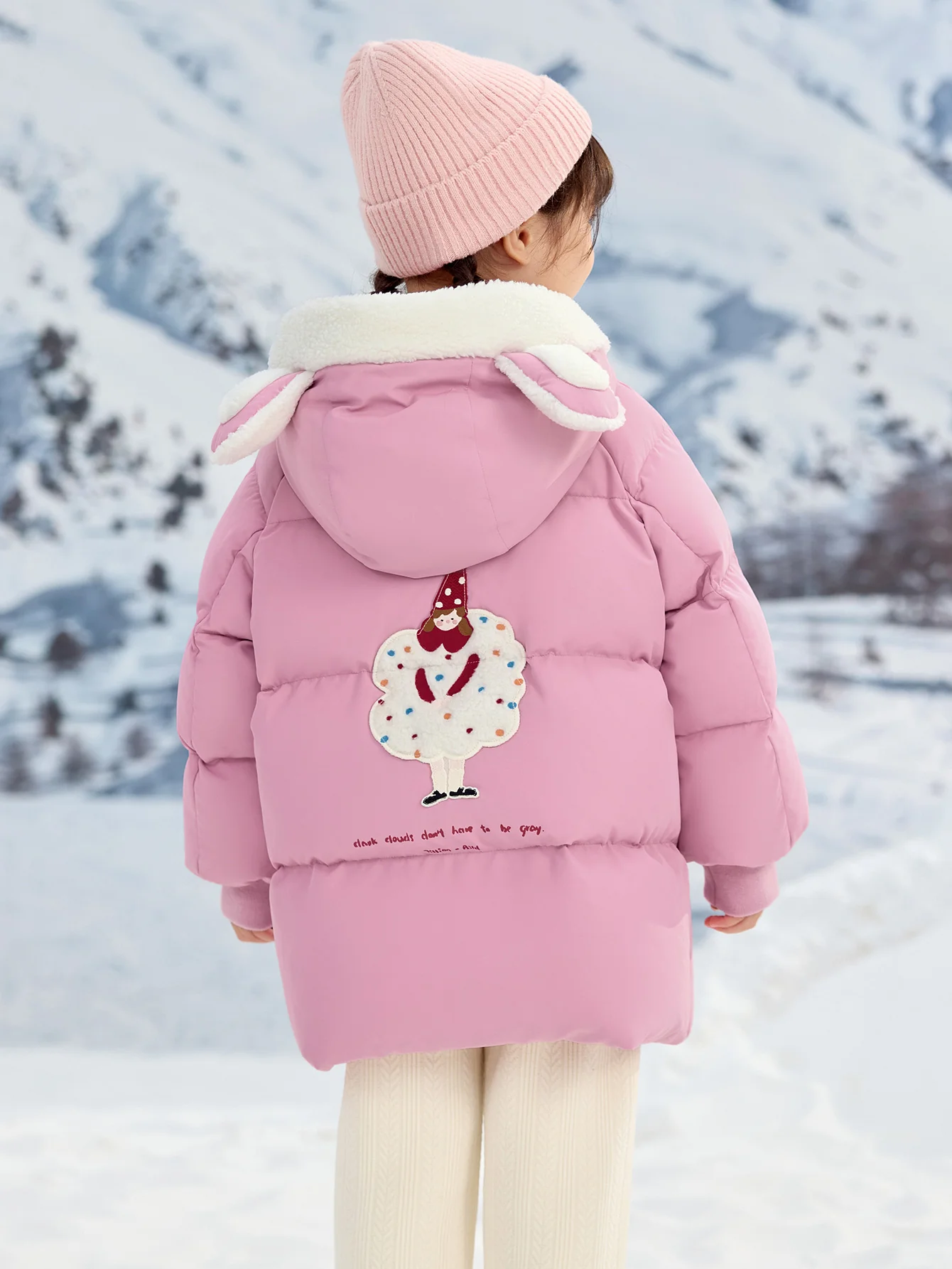 Balabala Girl Toddler Down Jacket - Image 15