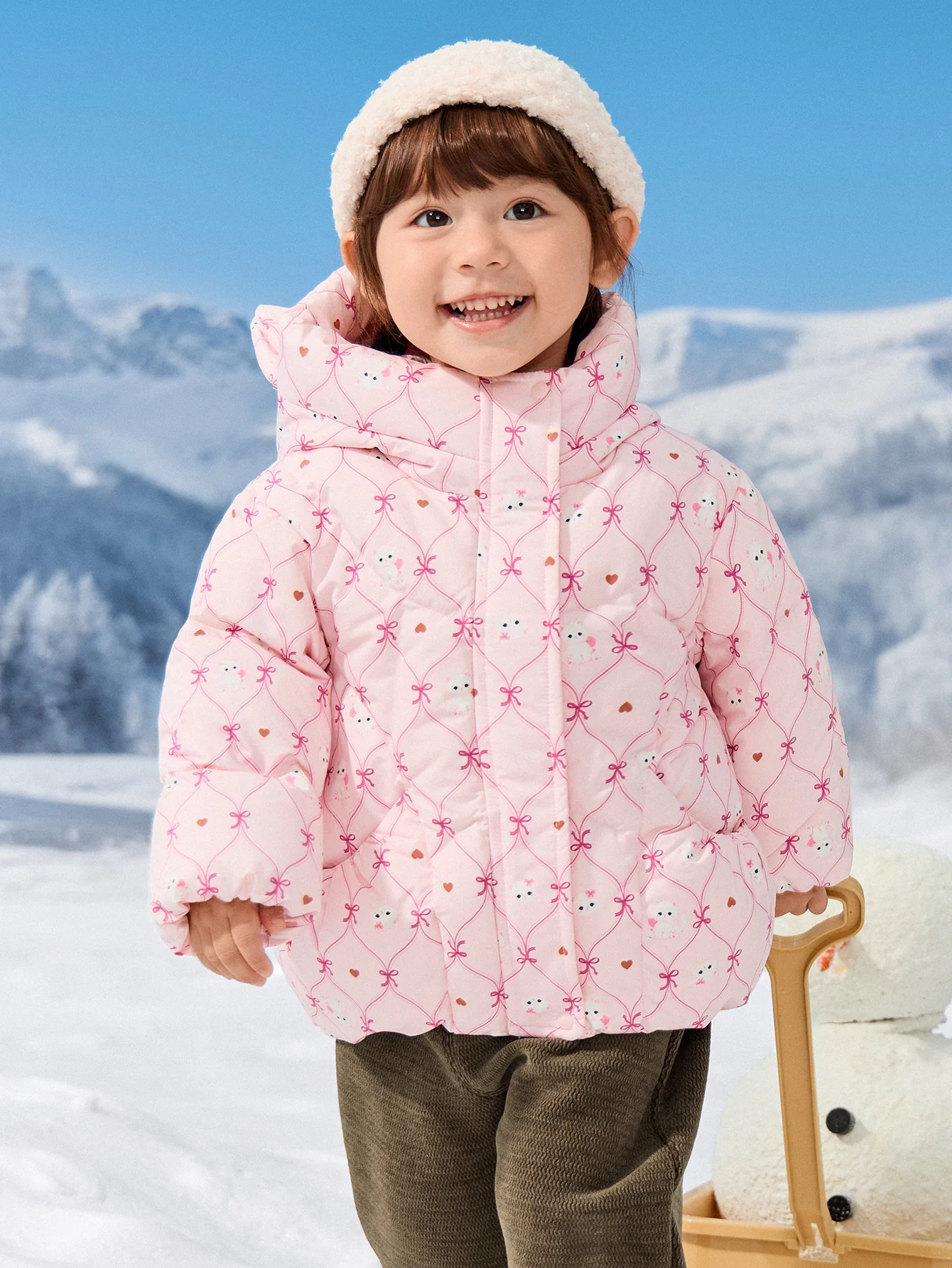 Balabala Girl Toddler Down Jacket Warm（5--5℃/41-23°F） - Image 2