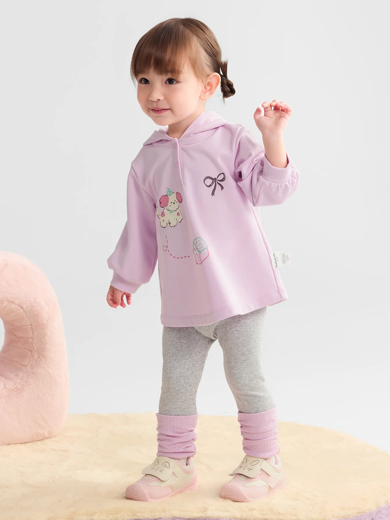 balabala girl toddler Long Sleeve Suit - Image 8