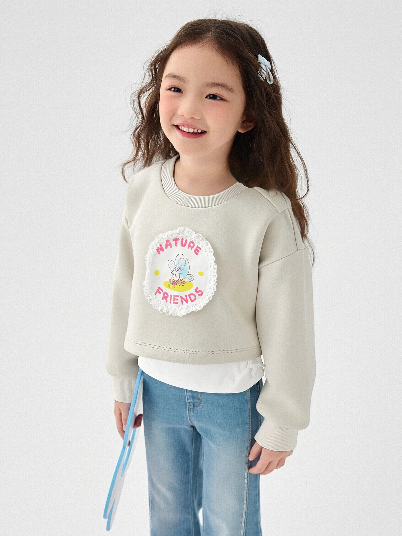 balabala girl toddler Long Sleeve Sweatshirt & Hoody - Image 8