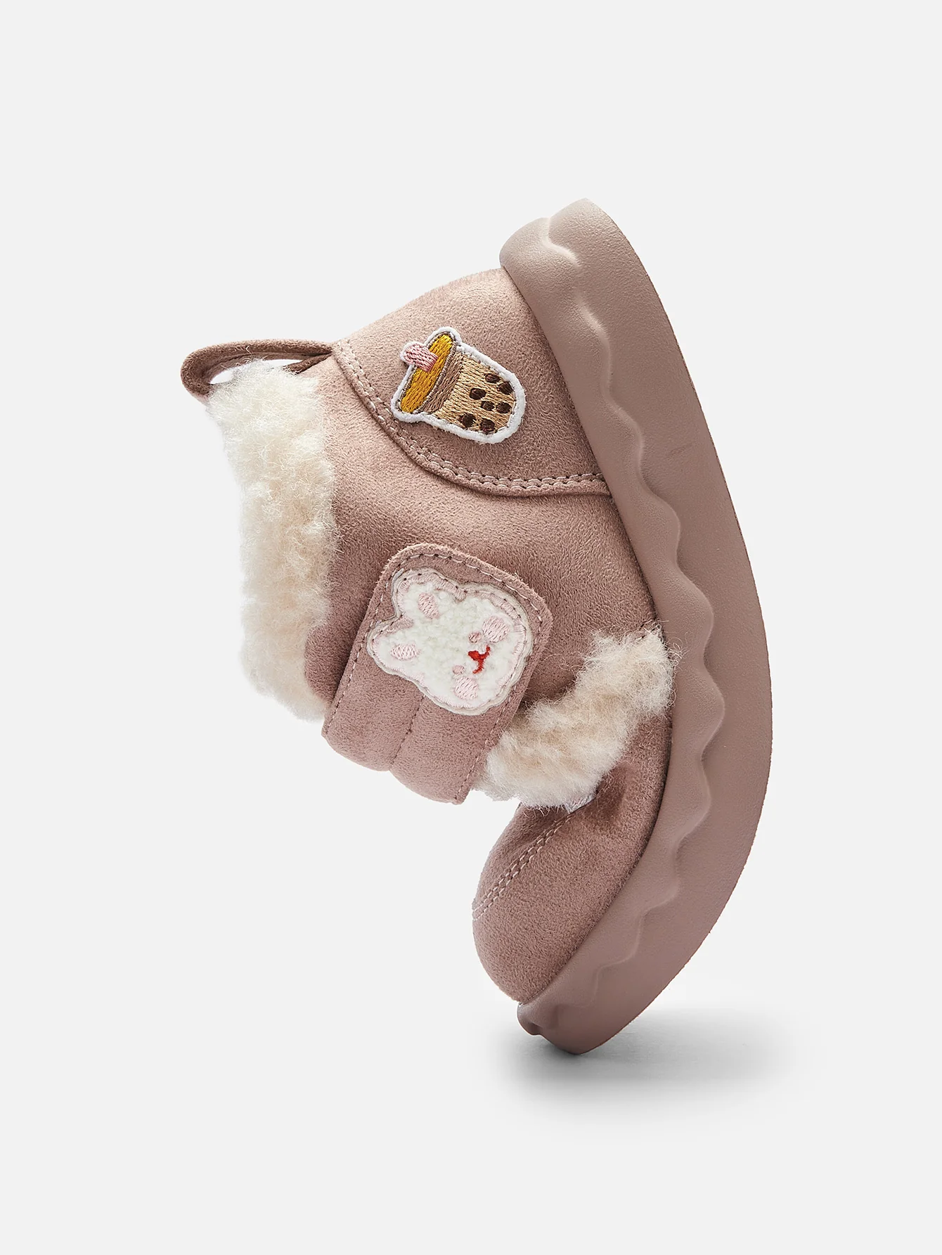 balabala Girl Toddler Velcro Plush Snow Boots - Image 12