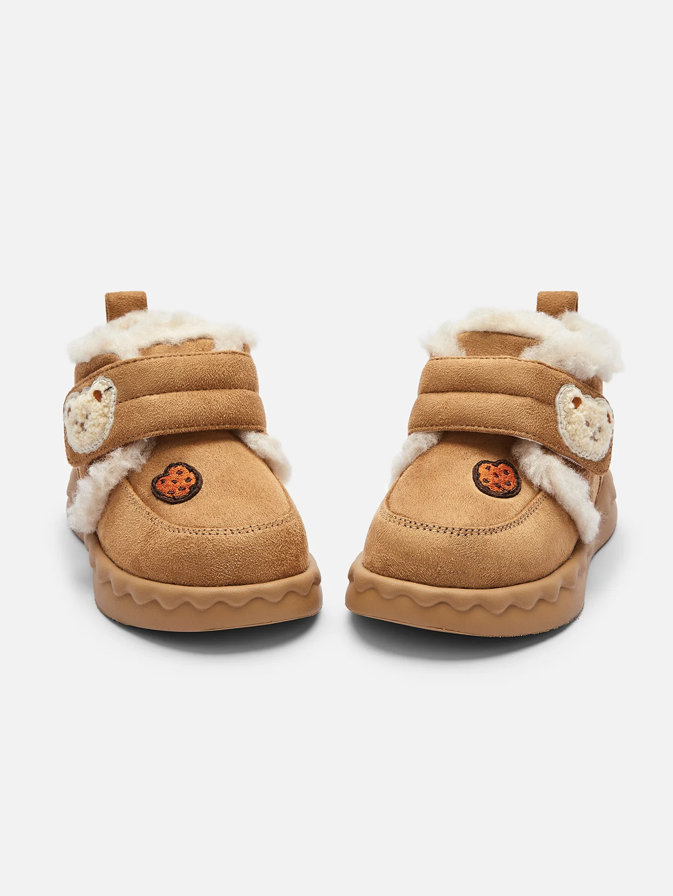 balabala Girl Toddler Velcro Plush Snow Boots - Image 4
