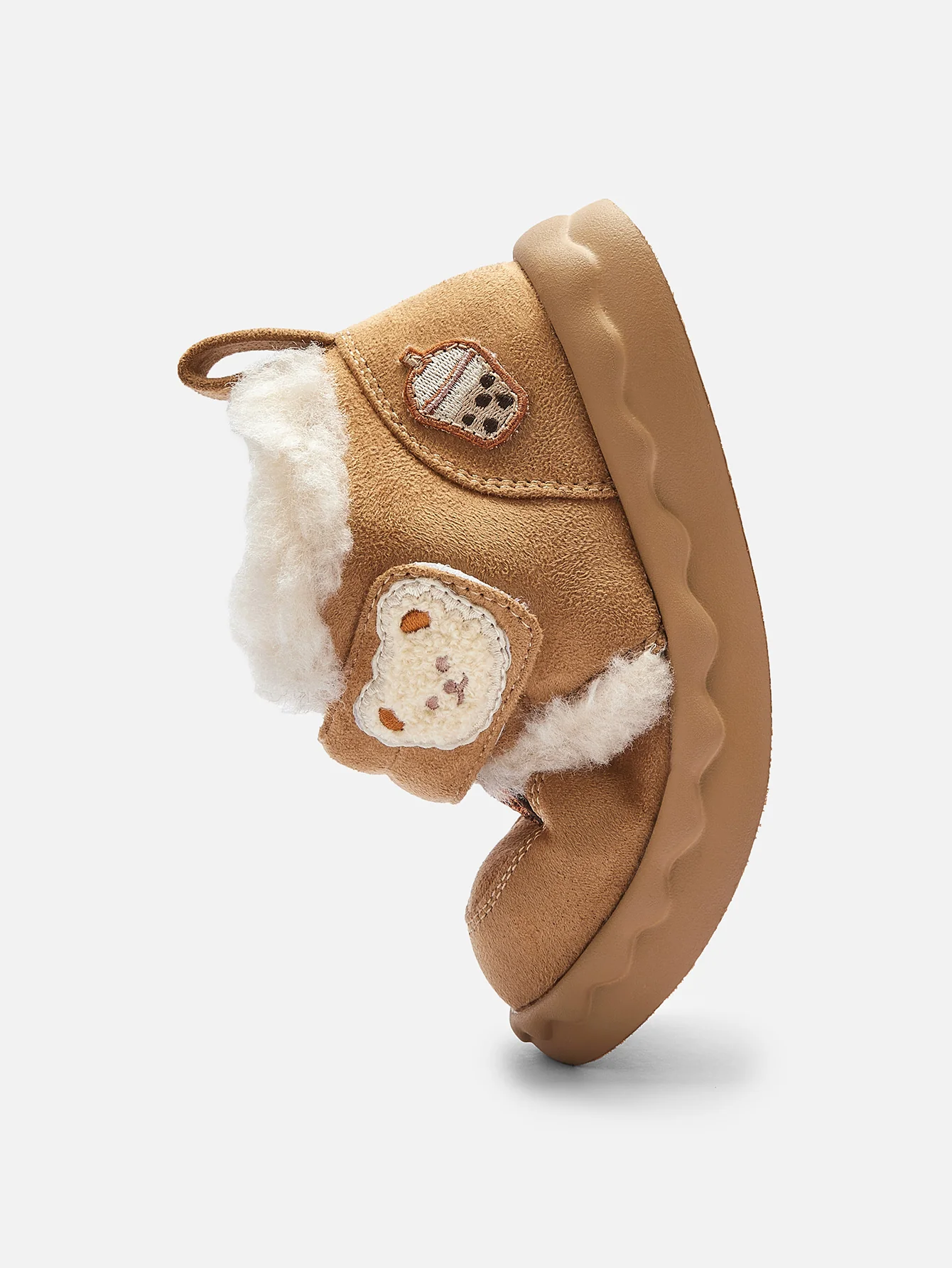 balabala Girl Toddler Velcro Plush Snow Boots - Image 6